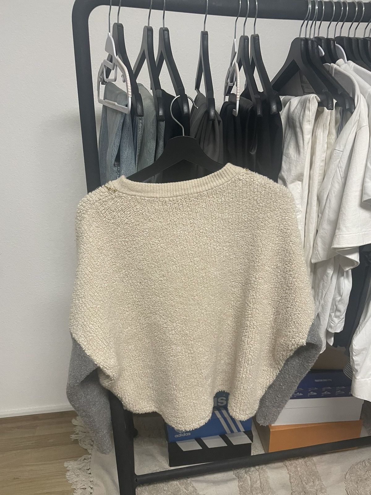 Loewe Loewe Chain Sweater in wool and cashmere in creme Size S Size US M / EU 48-50 / 2 - 2 Thumbnail