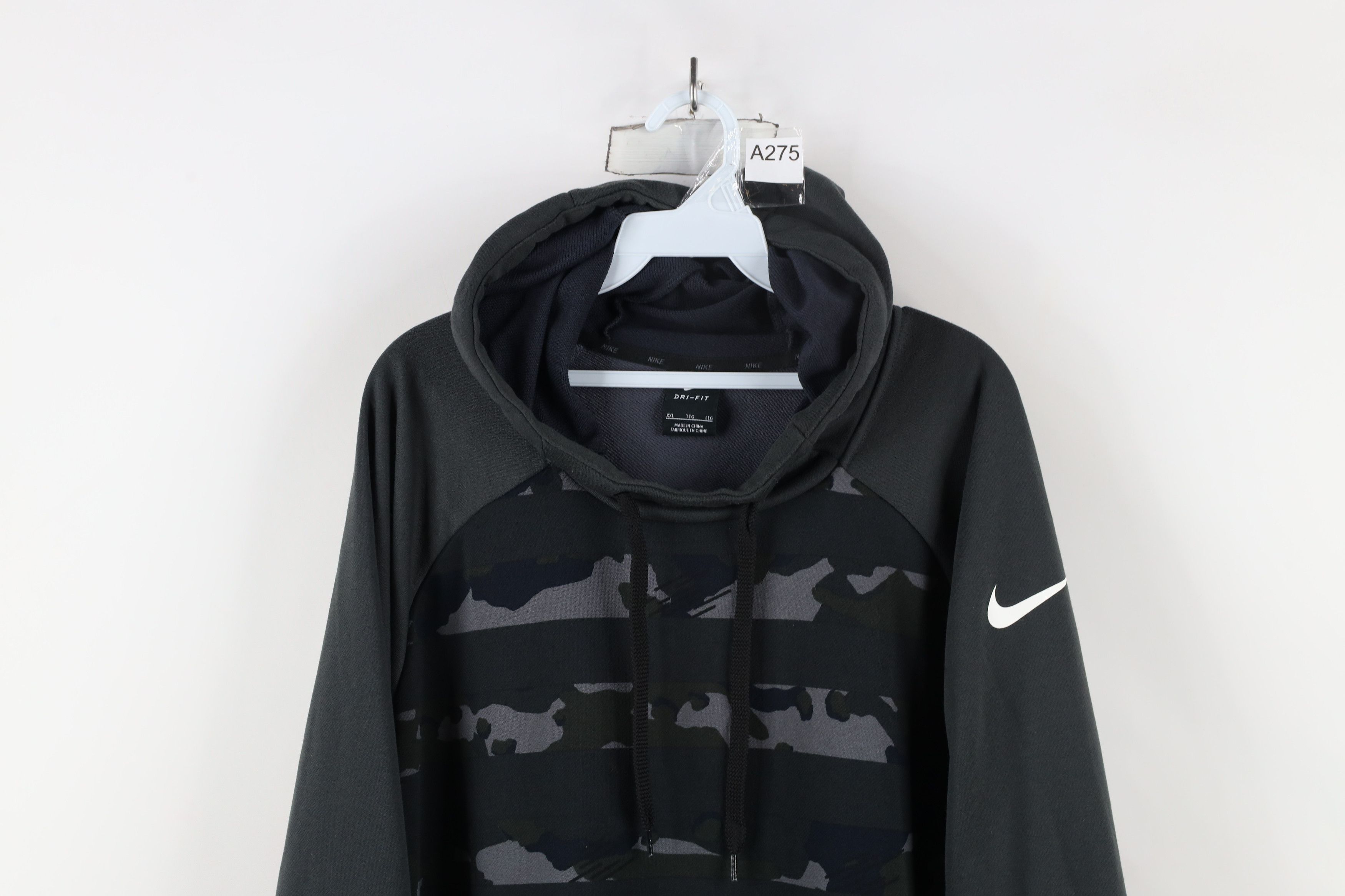 Nike × Vintage Vintage Y2K Nike Sportswear Camouflage Hoodie Sweatshirt Size US XXL / EU 58 / 5 - 2 Thumbnail