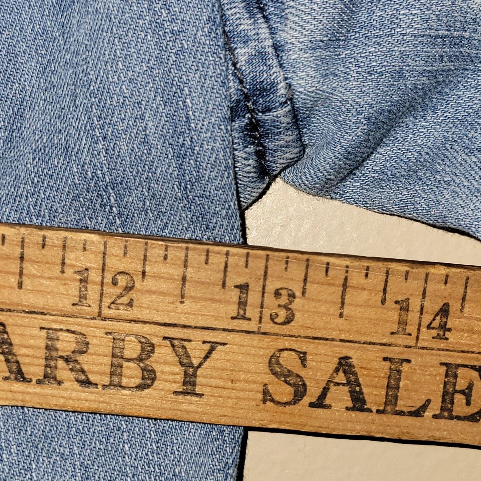 & Other Stories Anthropologie Women's Jean Denim Blazer Jacket 00 Size XS / US 0-2 / IT 36-38 - 5 Thumbnail