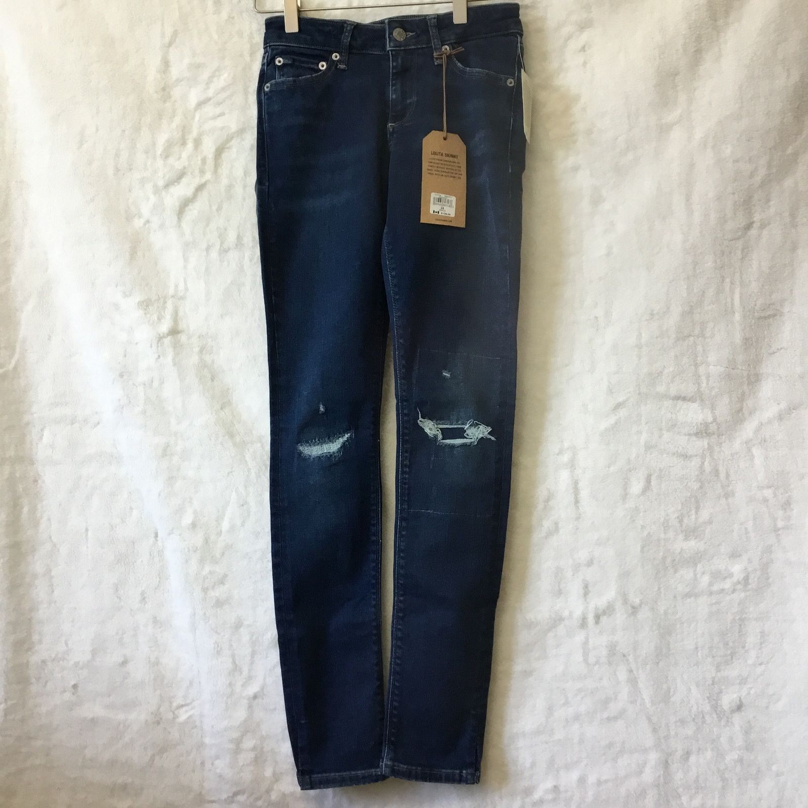 Lucky Brand Lucky Brand Distressed Lolita Skinny Jeans Size 24" / US 00 / IT 34 - 1 Thumbnail