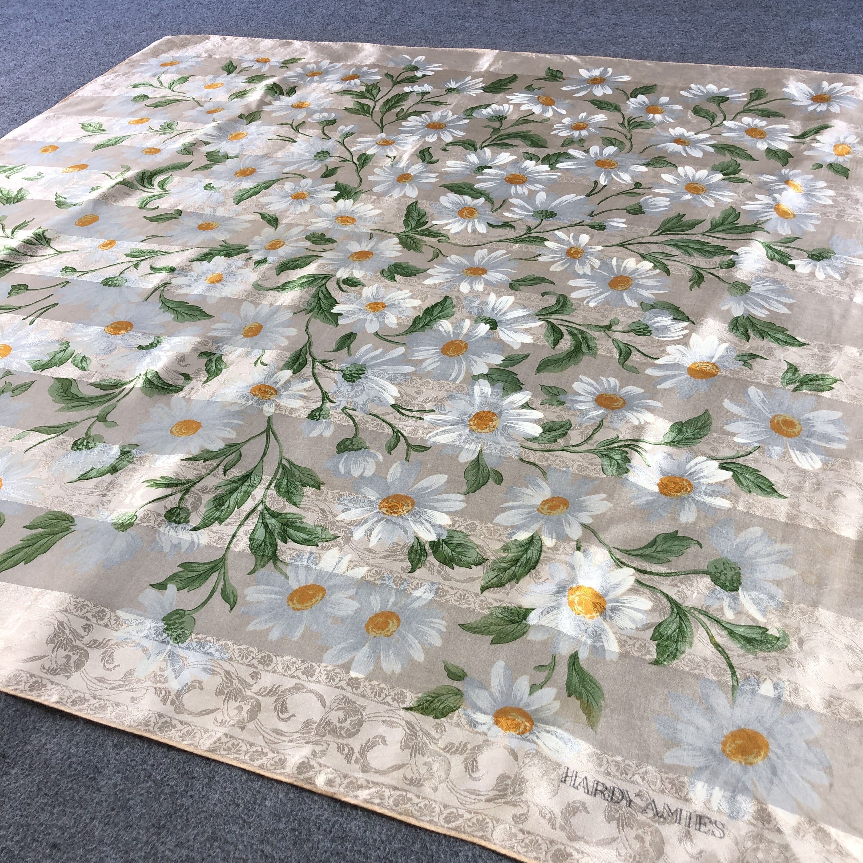 Hardy Amies Hardy Amies Floral Silk Scarf M1343 Size ONE SIZE - 3 Thumbnail