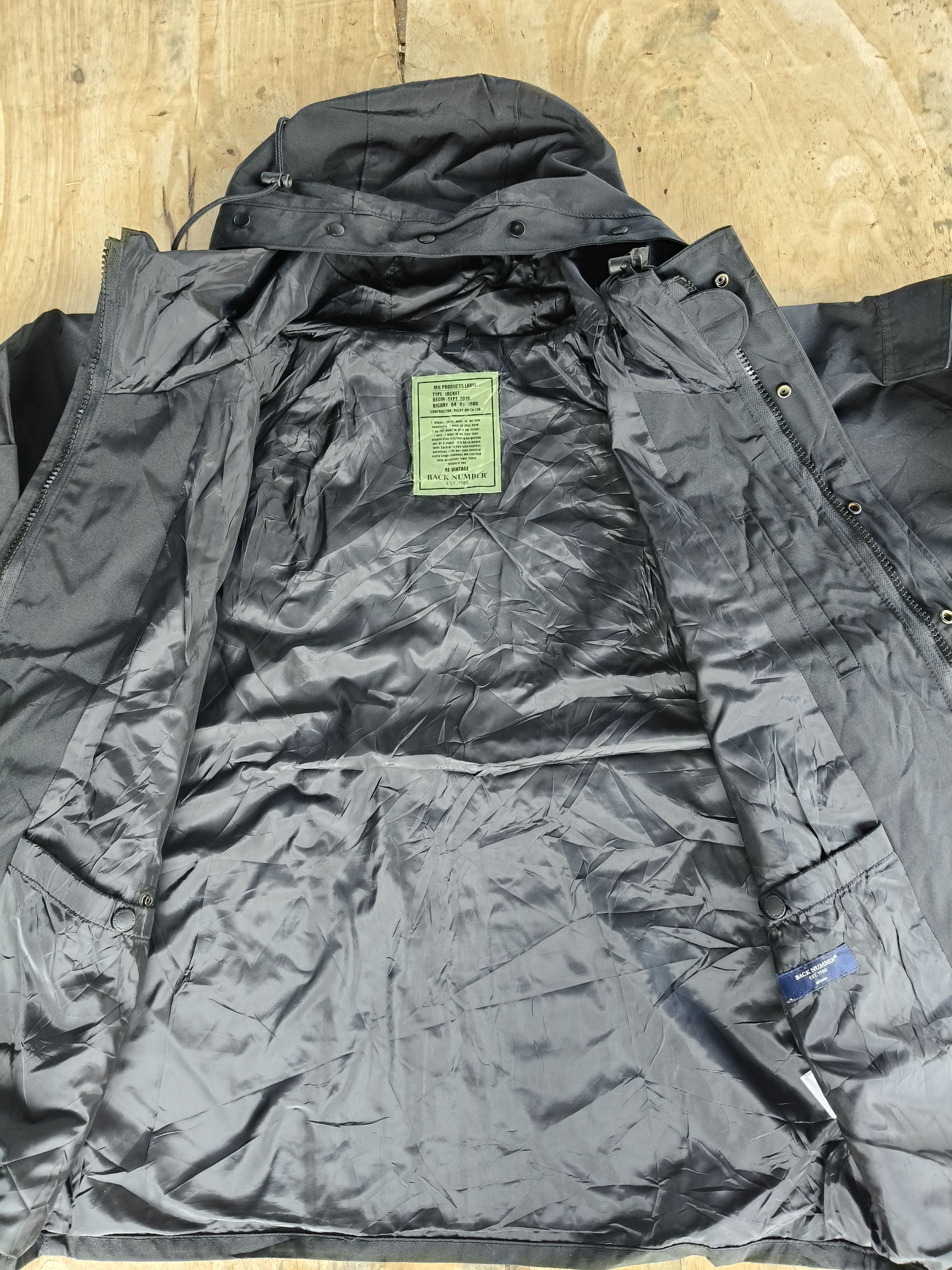 Japanese Brand Back Number Military Light Jacket Size US M / EU 48-50 / 2 - 8 Thumbnail