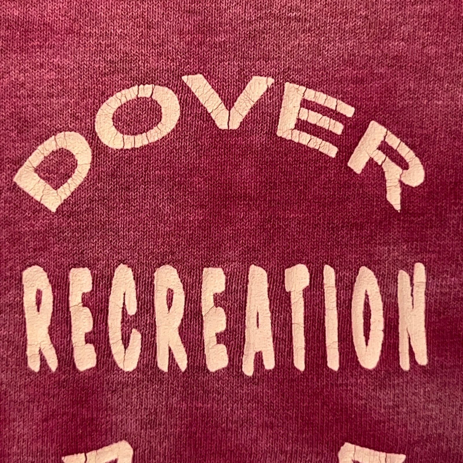 Fruit Of The Loom Vintage 90s Dover Recreation Area T Shirt Red Unisex L Size US L / EU 52-54 / 3 - 4 Thumbnail
