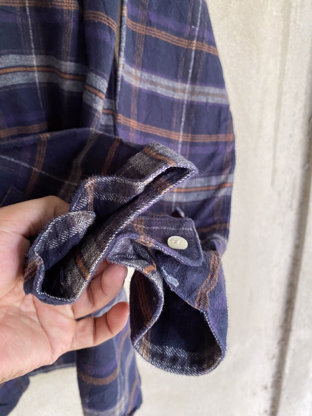 URBAN RESEARCH DOORS Urban Research Doors Plaid Tartan Flannel Shirt Button Up Size US XL / EU 56 / 4 - 6 Thumbnail