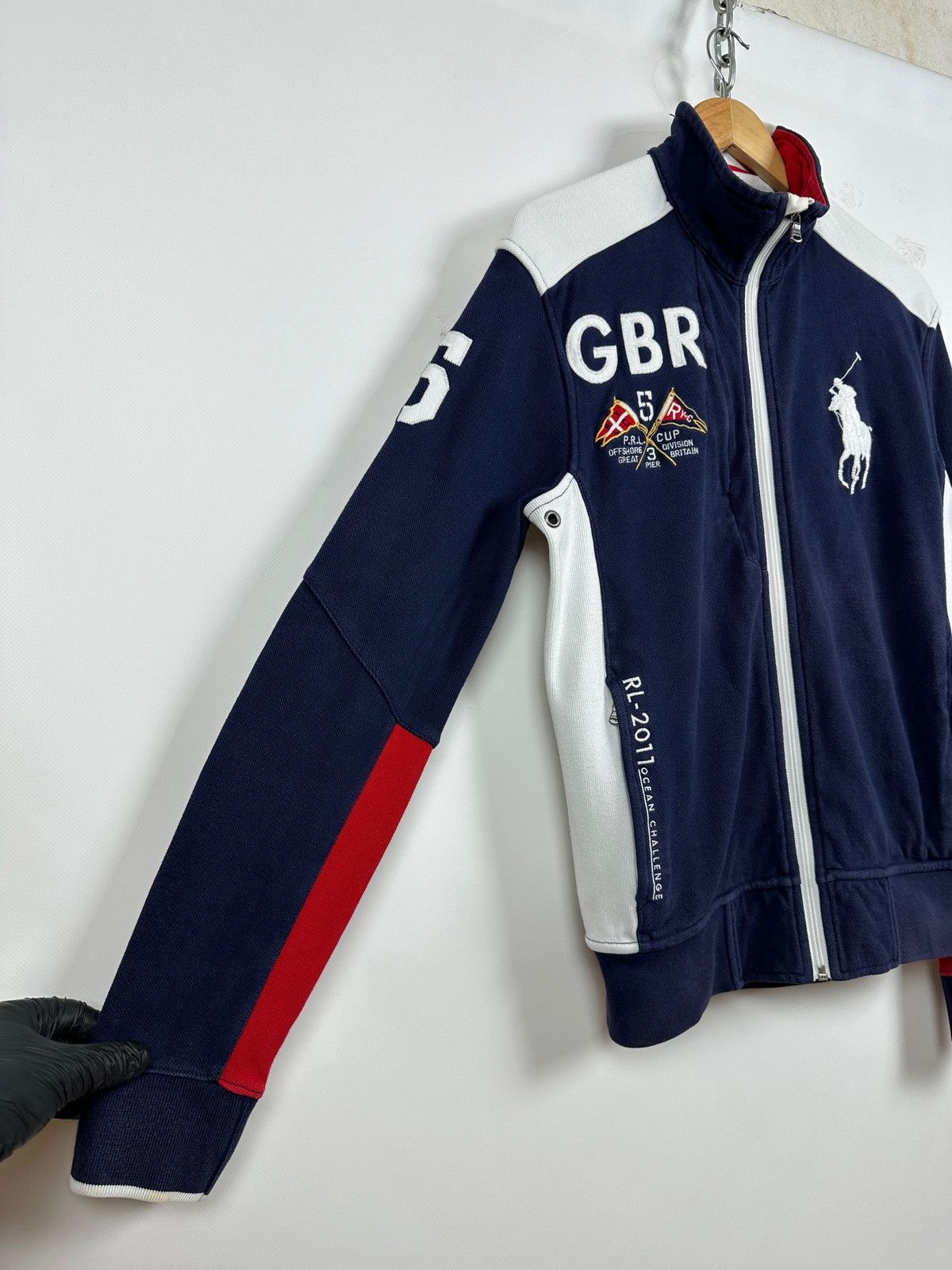 Polo Ralph Lauren Vintage Polo Ralph Lauren GBR Chief Keef Zip Sweatshirt Size US S / EU 44-46 / 1 - 10 Thumbnail