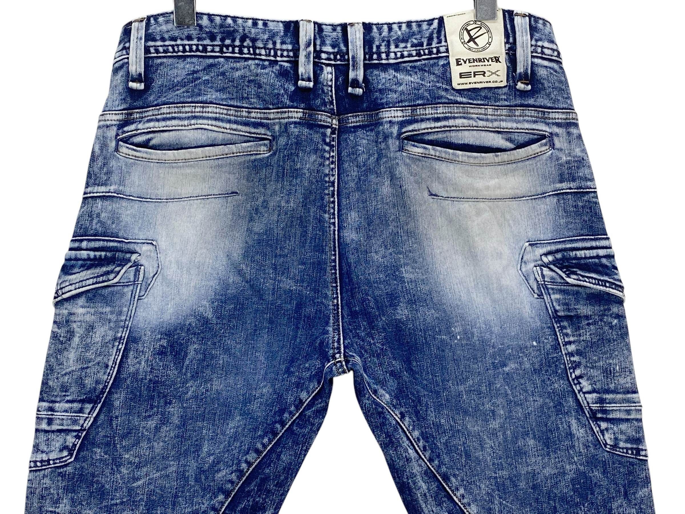 Japanese Brand Evenriver Cargo Pants Military Distressed Multipocket Pants Size US 34 / EU 50 - 6 Thumbnail