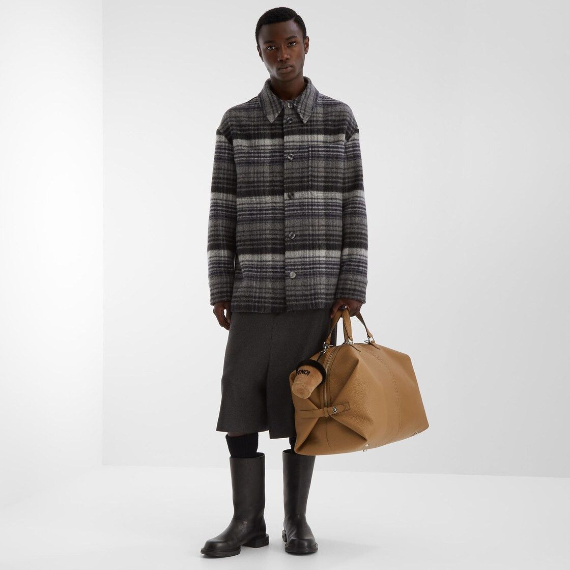 Fendi o1s1wg111225 Blouson in Black/Grey Size US S / EU 44-46 / 1 - 4 Thumbnail