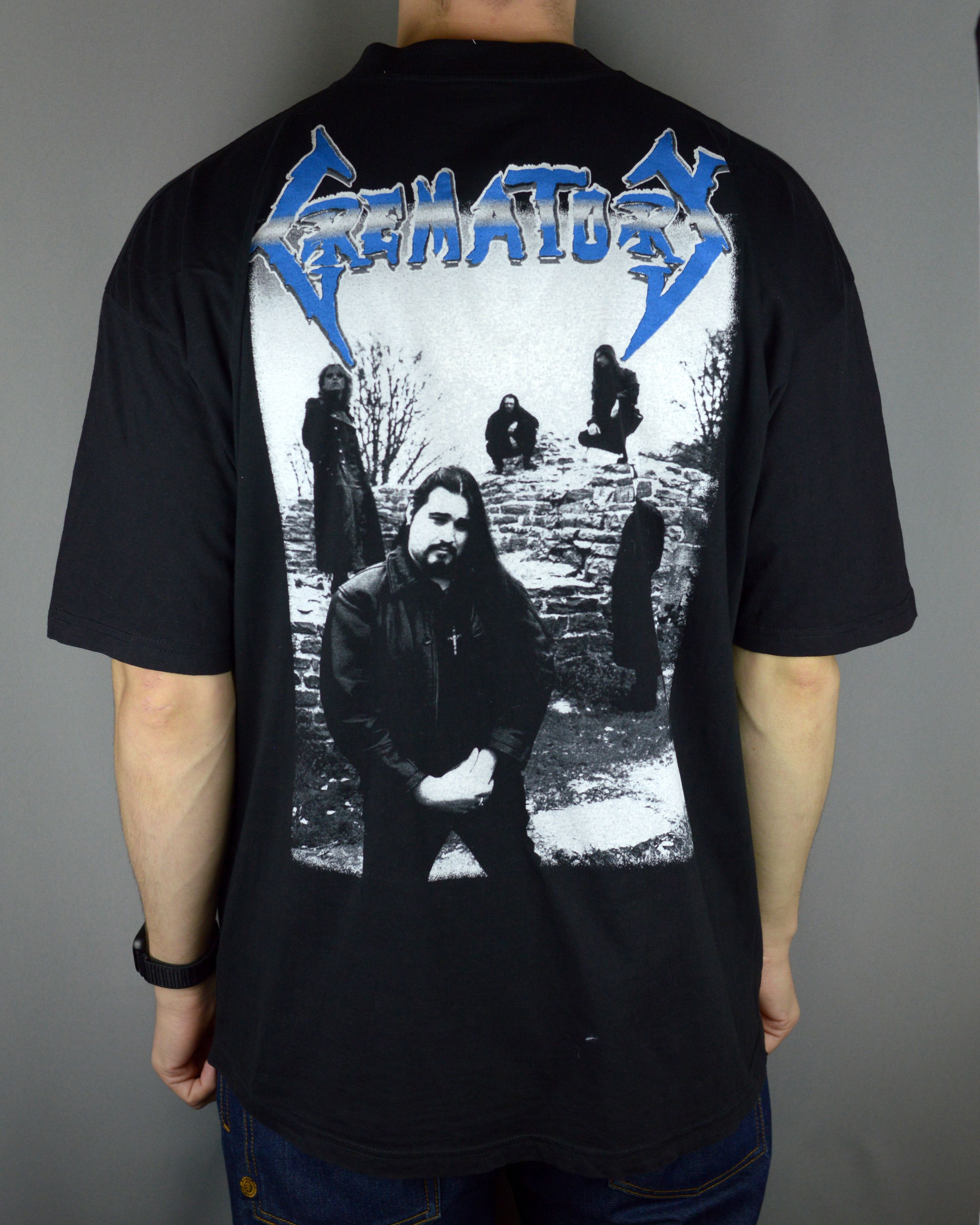 Vintage Vintage Crematory 90s t shirt Size US XL / EU 56 / 4 - 2 Thumbnail