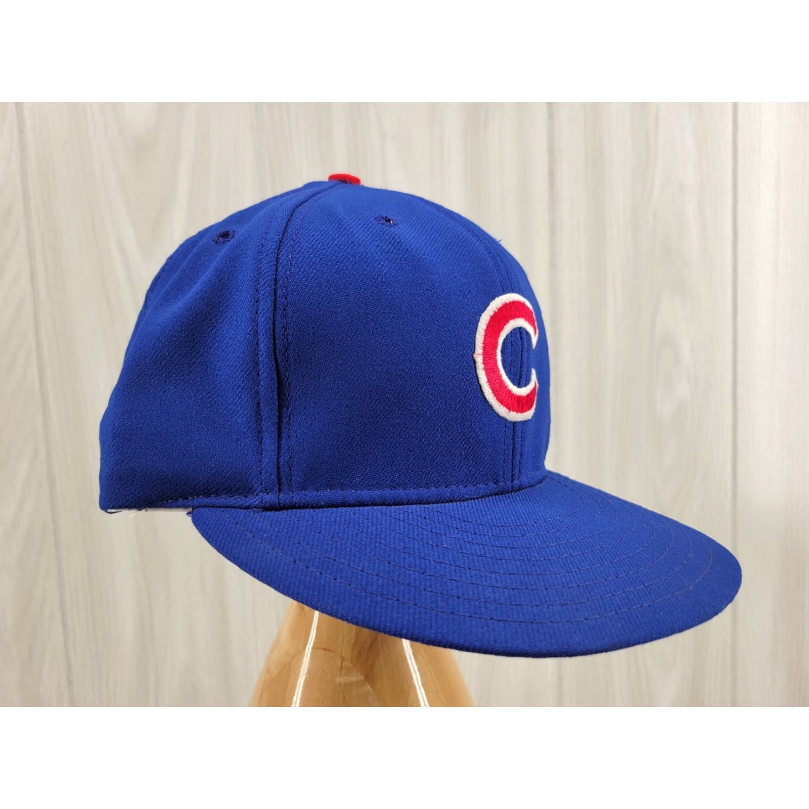 MLB VINTAGE Chicago Cubs Snapback Cap MLB Baseball Adjustable Hat Men Blue 90s Retro Sports Logo MLB Shirts Mens Size ONE SIZE - 2 Thumbnail