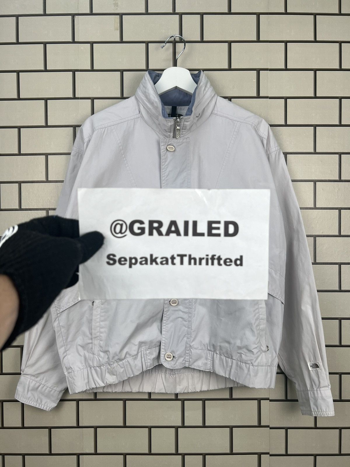 The North Face × Vintage The North Face Zipper With Button Style Jacket Size US L / EU 52-54 / 3 - 13 Thumbnail
