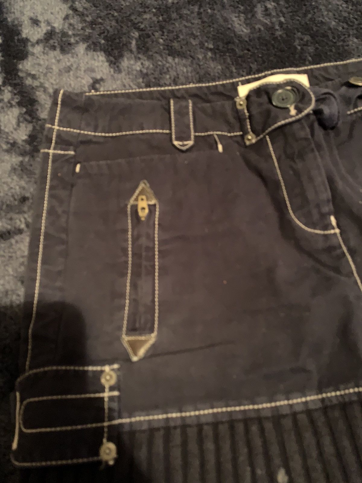 Vintage LondonJean Skirt Streetwear Fashion Vintage Party Rave 2000s Size 30" / US 8 / IT 44 - 3 Thumbnail