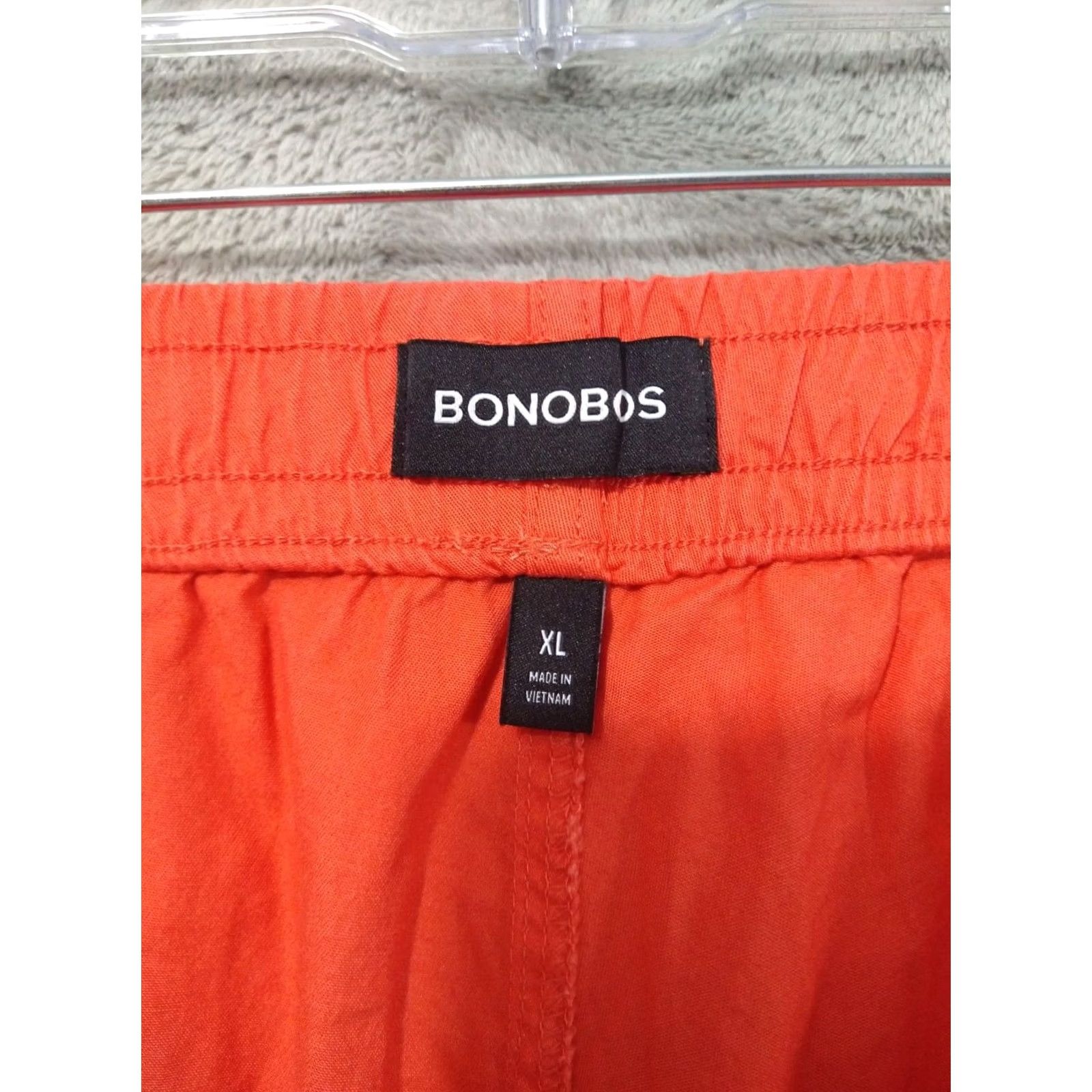Bonobos Bonobos Mens XL Orange Swim Trunks Board Shorts 7 Inch Inseam Drawstring Size US 36 / EU 52 - 7 Thumbnail