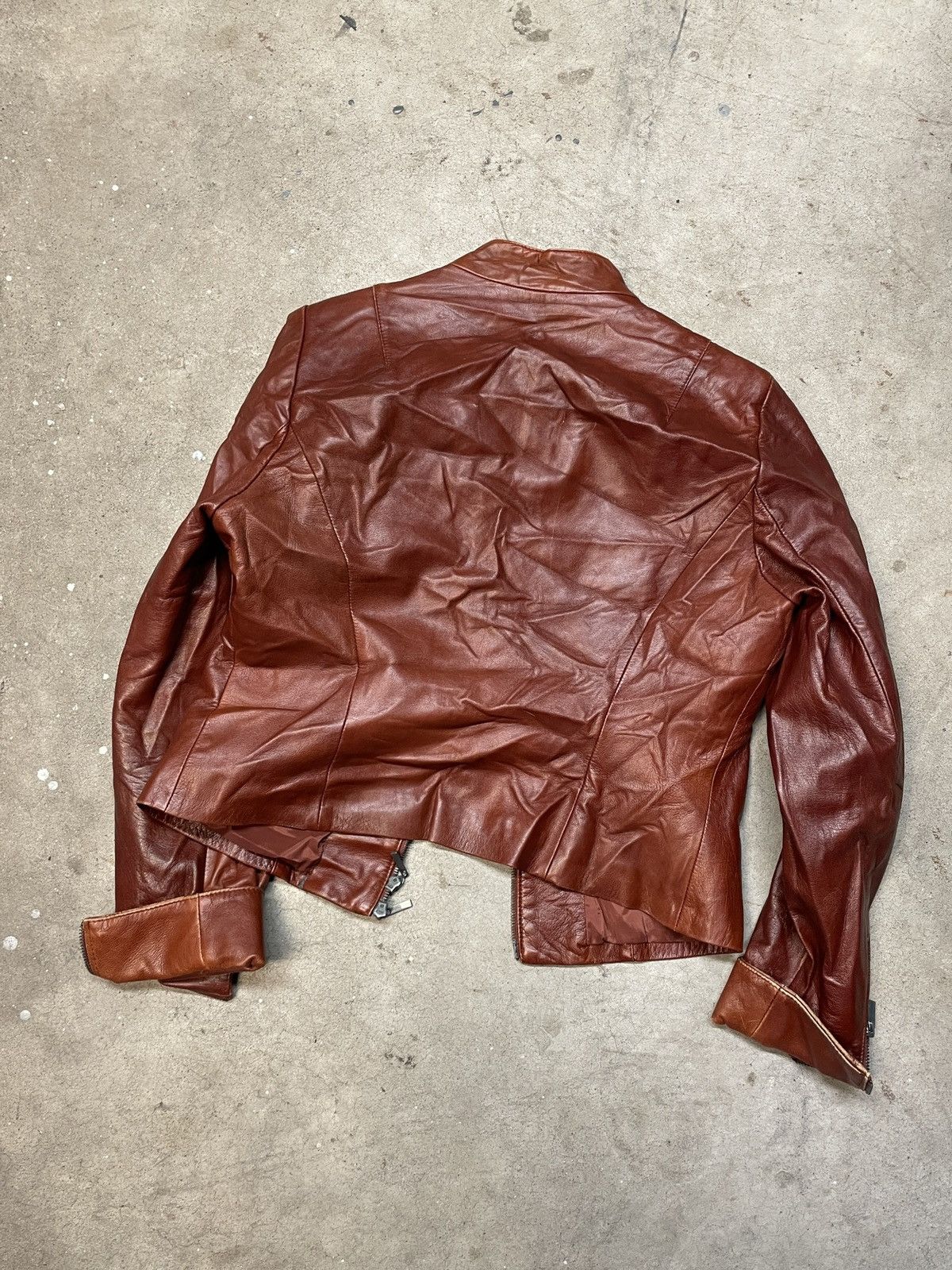 Danier Brown Fitted Danier Leather Jacket Size M / US 6-8 / IT 42-44 - 5 Thumbnail