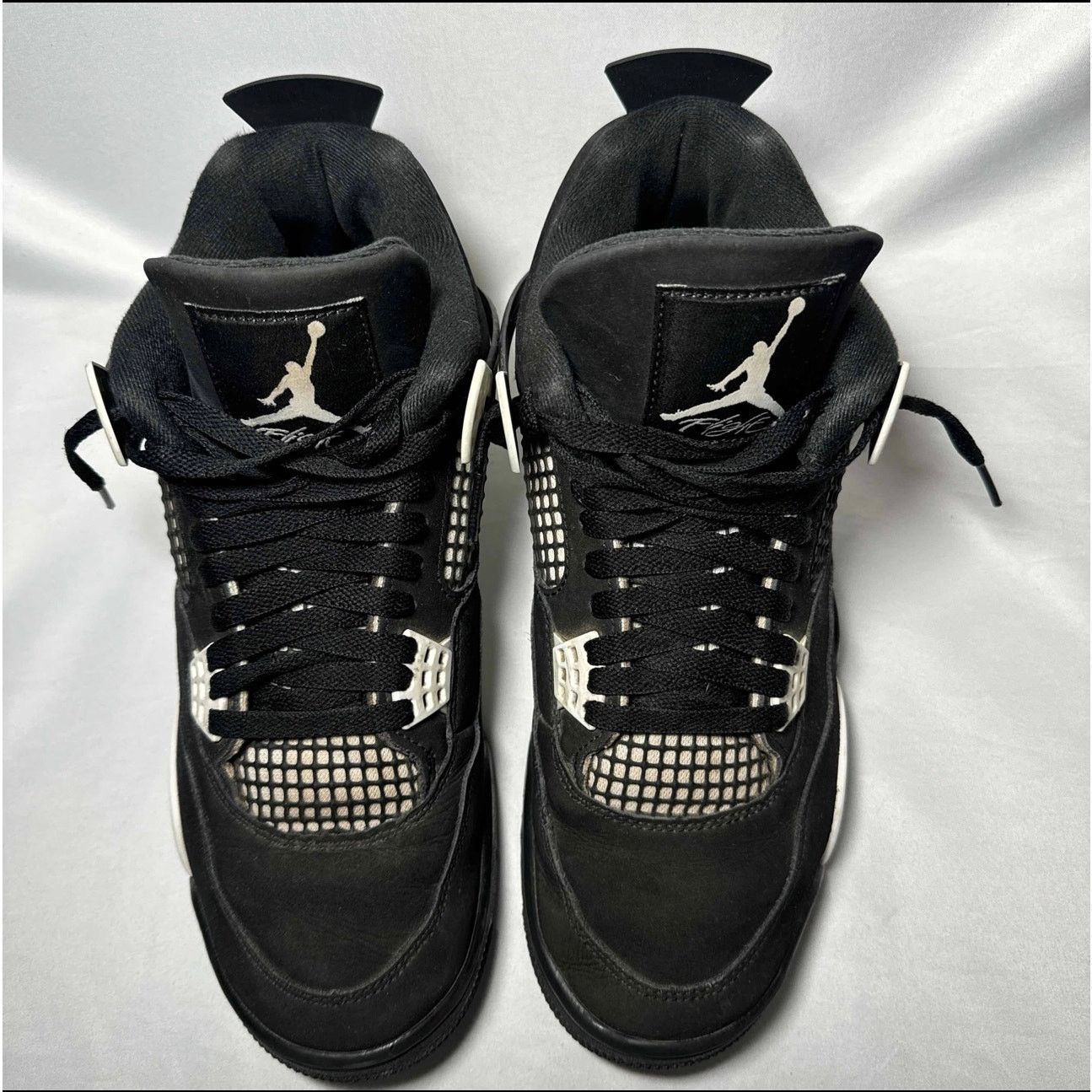 Jordan Brand × Nike Size 10.5 Nike Air Jordan 4 Retro White Thunder Men's Shoes Size US 10.5 / EU 43-44 - 4 Thumbnail