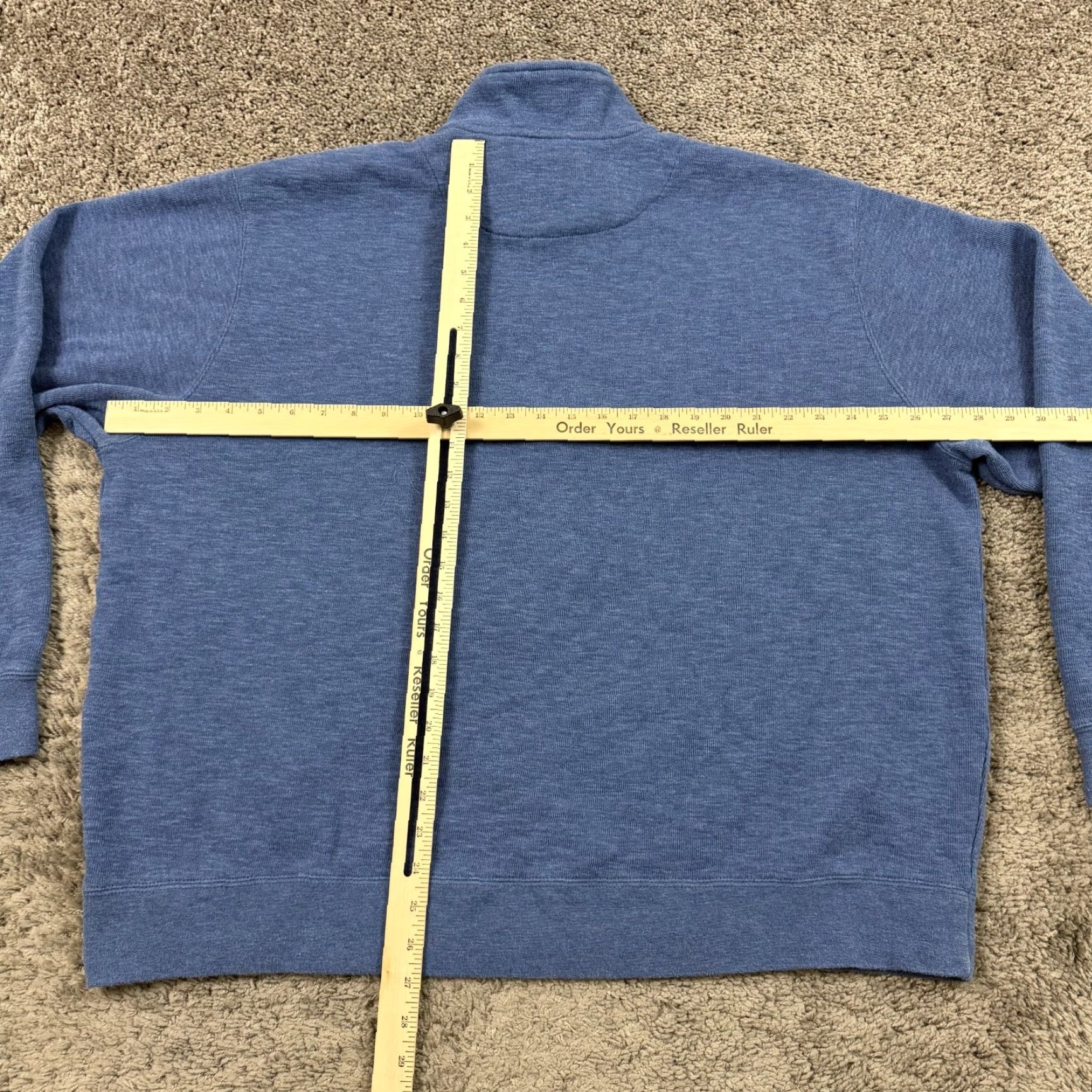 Orvis Orvis Sweater Mens 2XL Blue Long Sleeve 1/4 Zip Pullover Pima Cotton Knit Mock Neck Casual Baseball Card? Size US XXL / EU 58 / 5 - 4 Thumbnail