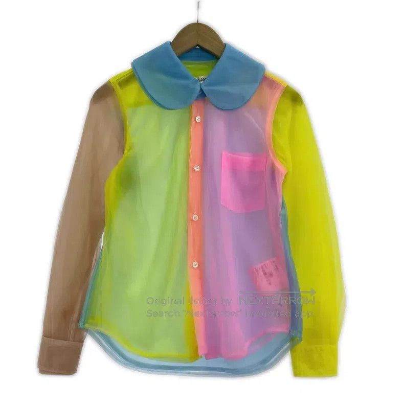 Comme des Garcons Comme des Garcons Multi-color Double-layer Collar Shirt Size XS / US 0-2 / IT 36-38 - 1 Thumbnail