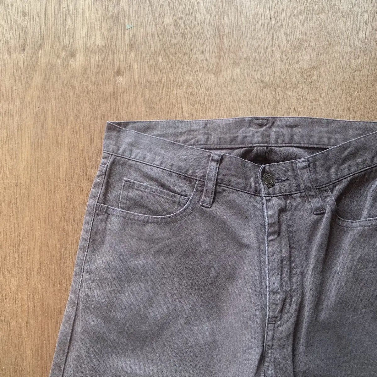 Vintage FADED ‼️ JAPANESE VINTAGE UNIQLO BLANK 5-POCKET PANTS Size US 28 / EU 44 - 6 Thumbnail