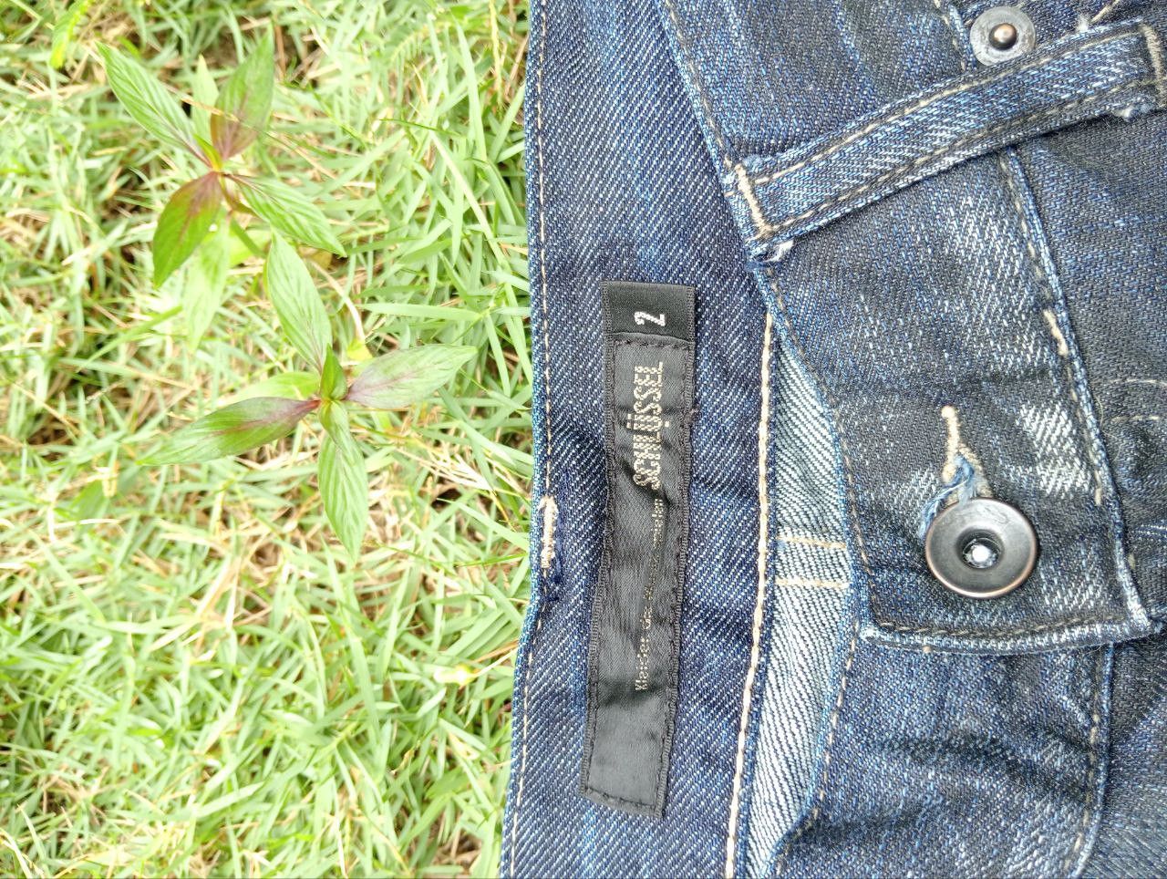 If Six Was Nine Vintage Schlussel Japan Distressed Look Jeans Size US 31 - 5 Thumbnail