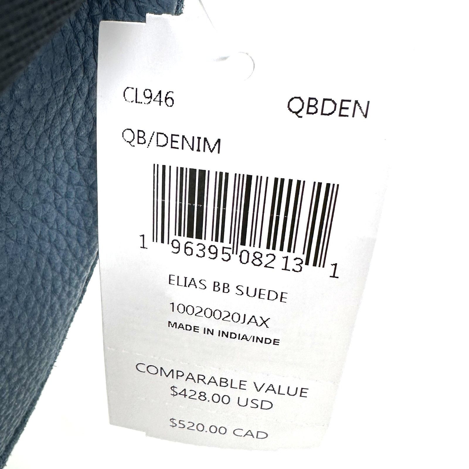 Coach Coach Elias Belt Bag Denim Blue Suede Leather CL946 Size ONE SIZE - 9 Thumbnail