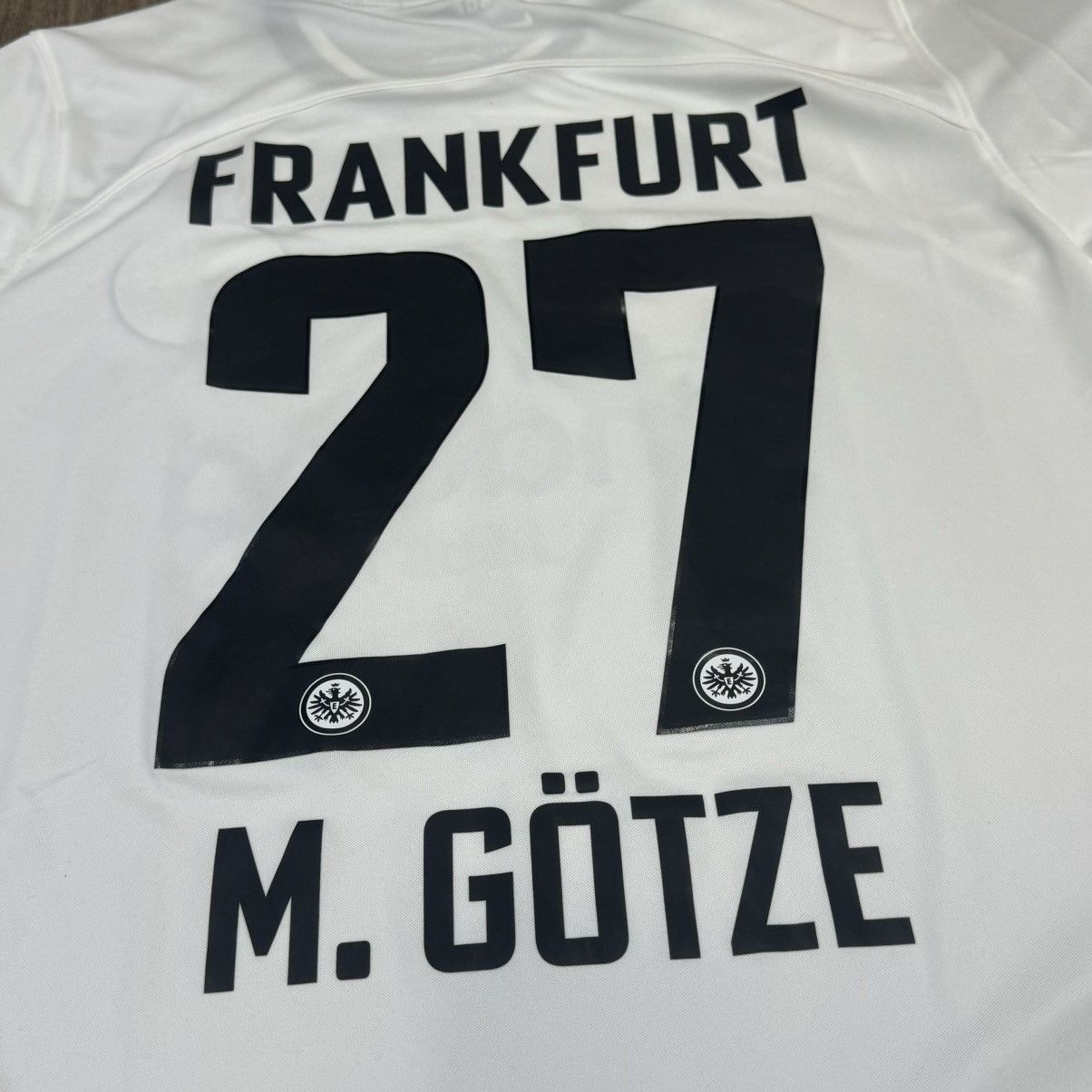 Nike Frankfurt 22/23 away shirt #27 M.Gotze Size US XL / EU 56 / 4 - 4 Thumbnail