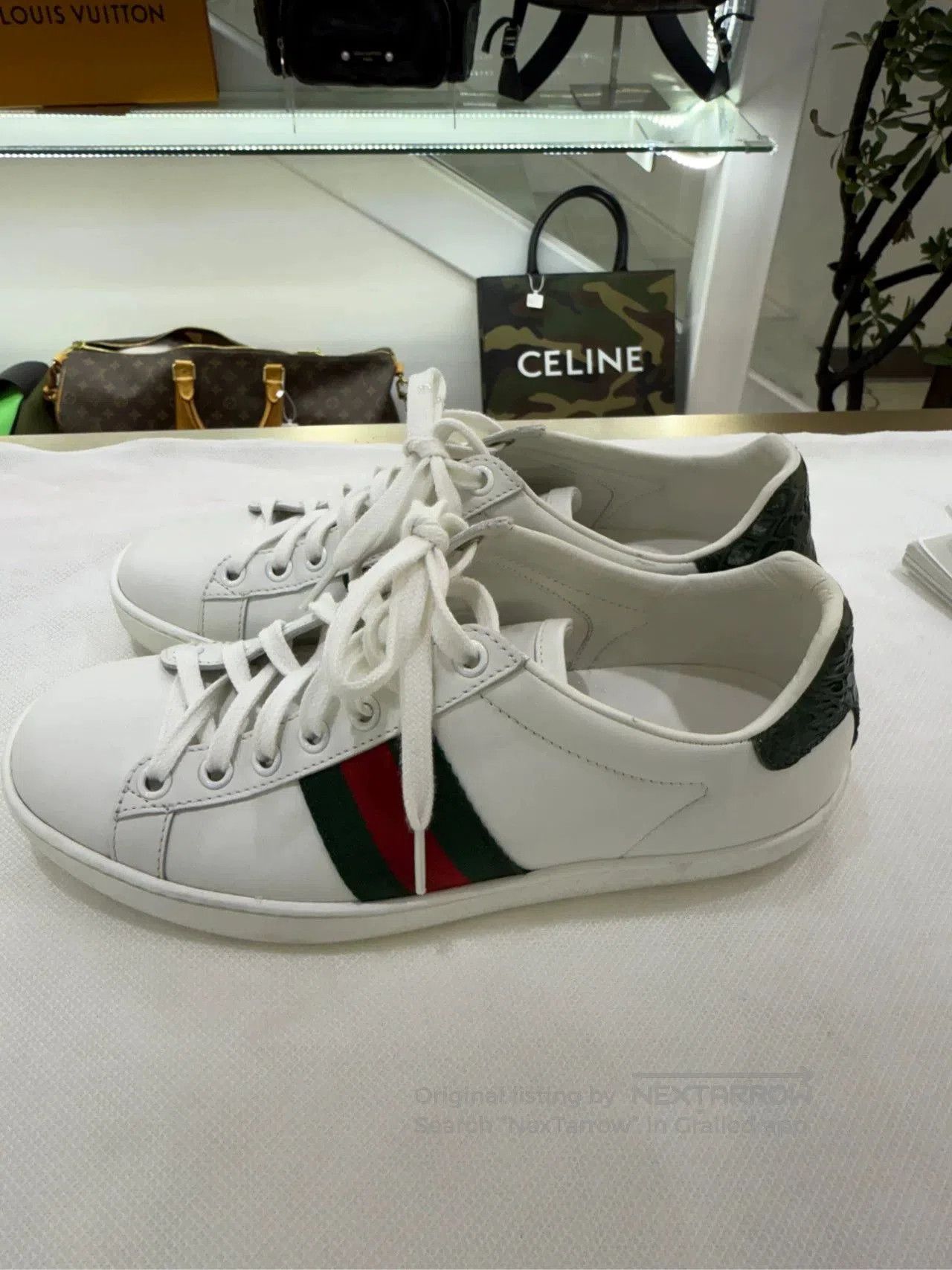 Gucci Gucci Classic White Sneakers. Size US 5 / IT 35 - 2 Thumbnail
