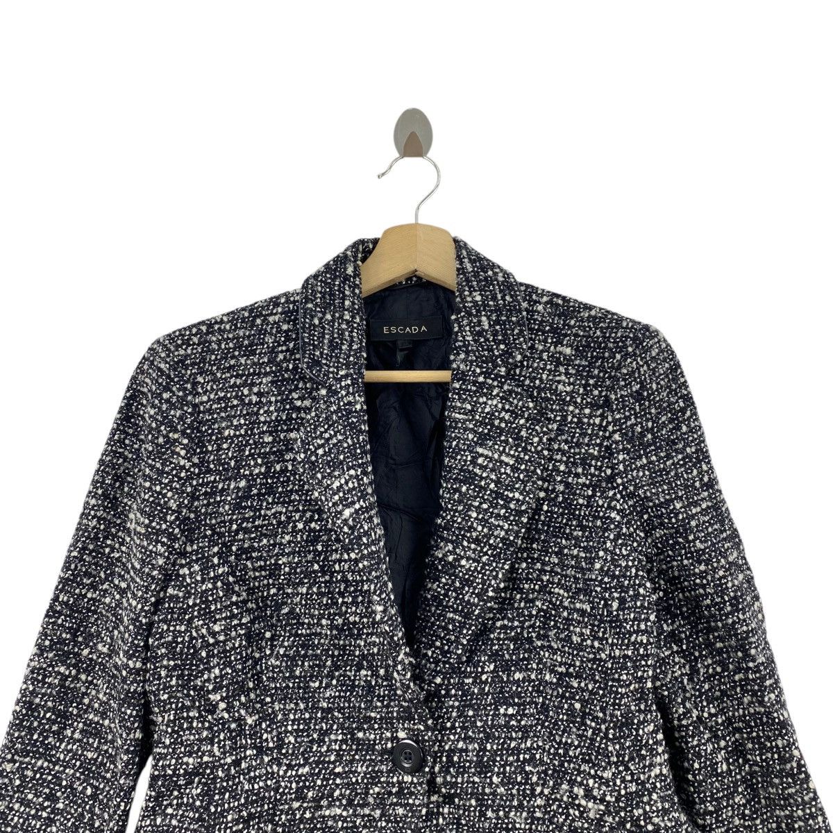 Escada ESCADA Germany Brand Tweed Blazer Coat Jacket Size S / US 4 / IT 40 - 2 Thumbnail