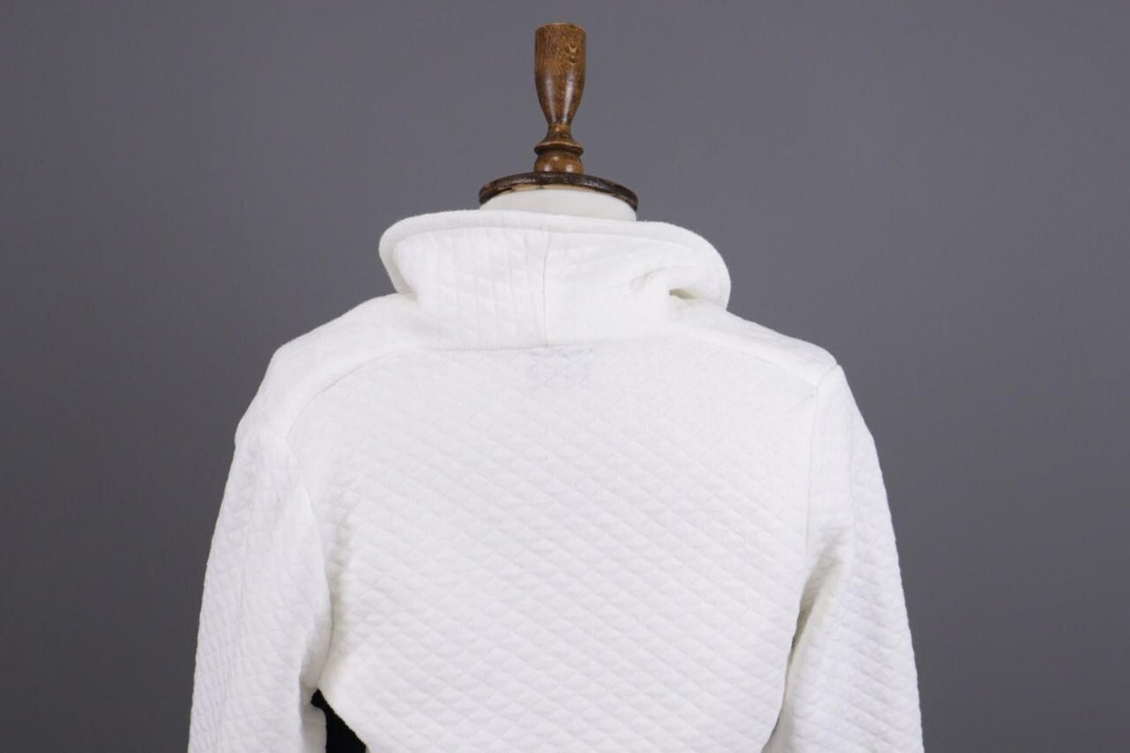 Moschino Moschino White V-Neck Wrap Long Barhrobe Rope Size L Size L / US 10 / IT 46 - 9 Thumbnail