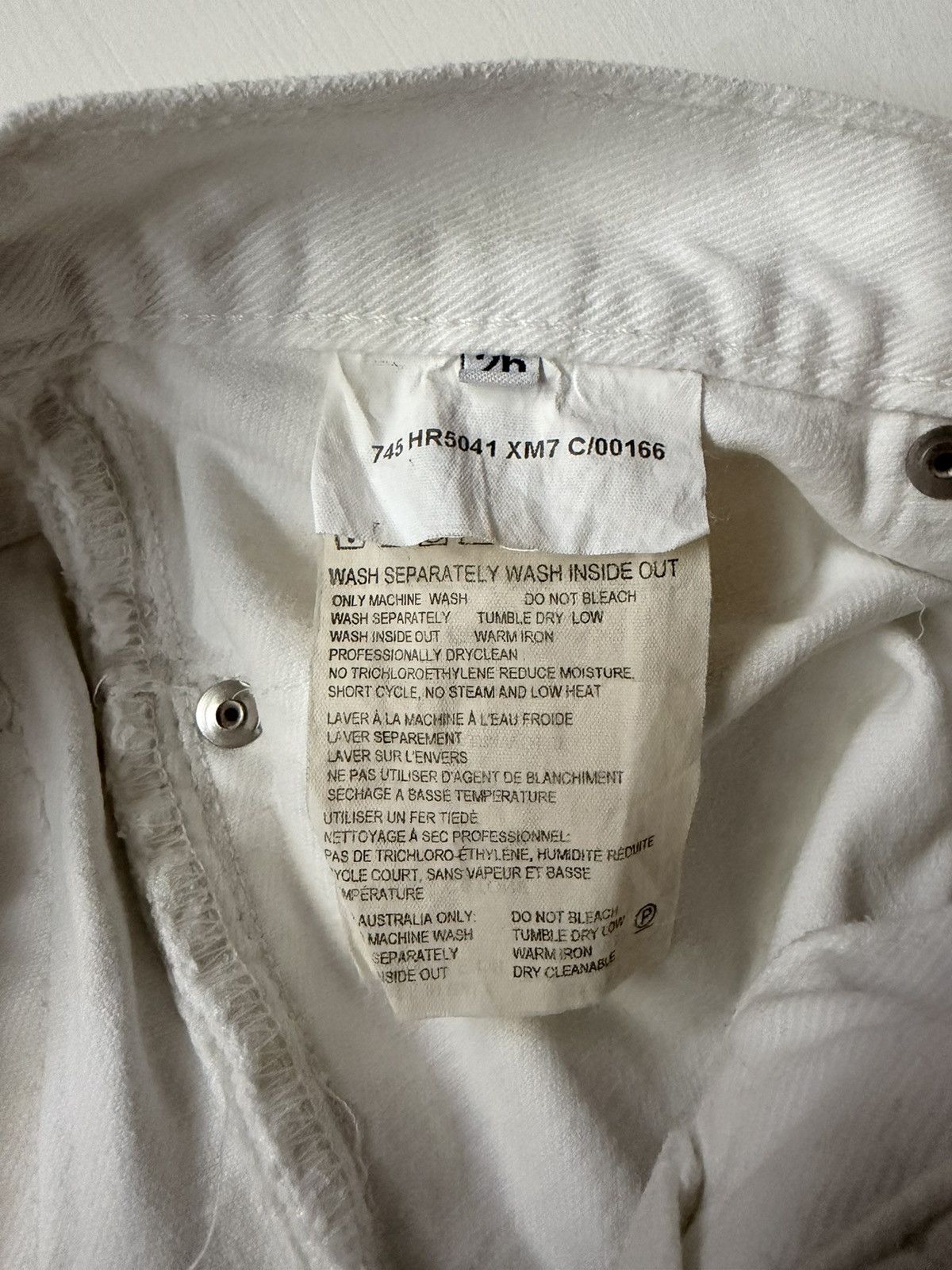 Helmut Lang Helmut Lang White Inside Out Denim Size US 28 / EU 44 - 8 Thumbnail