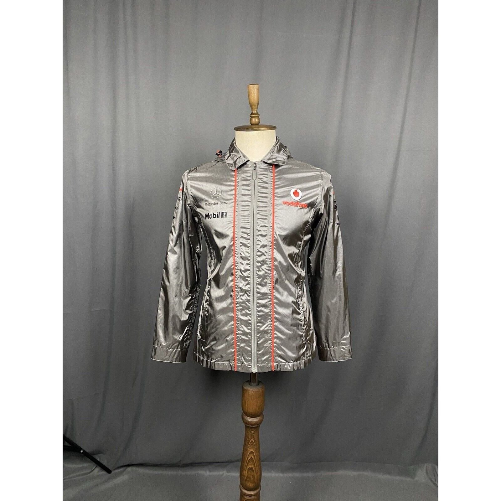 Other Vodafone Mclaren Mercedes Men's Gray Windbreaker Jacket Siz Size US S / EU 44-46 / 1 - 3 Thumbnail