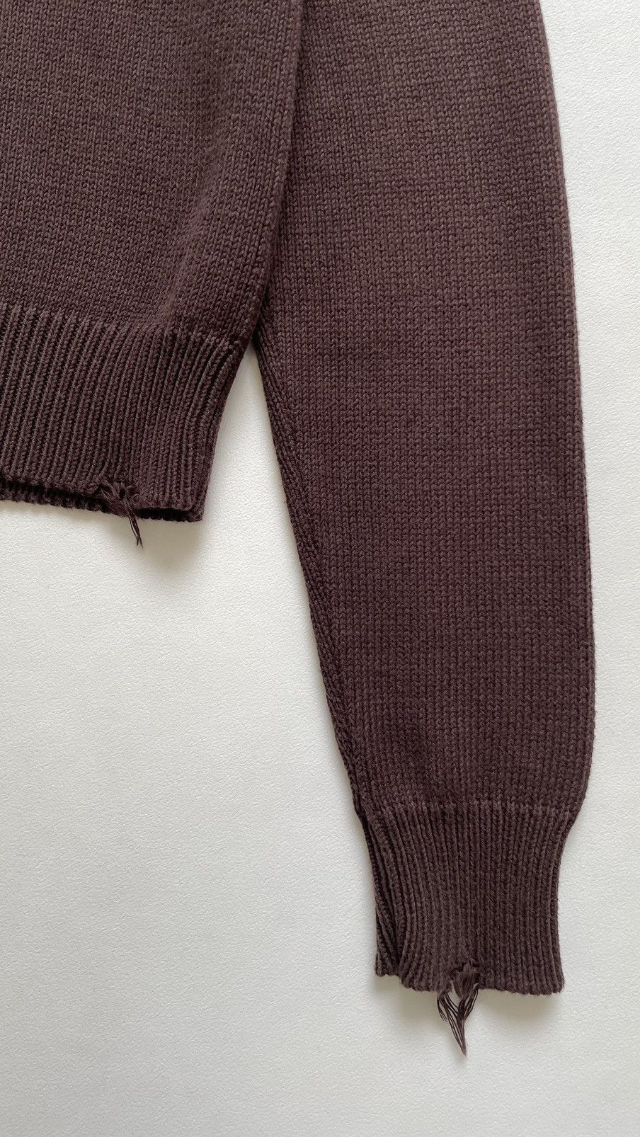 Maison Margiela S/S 22 Destroyed Knit Cotton Cardigan Size S / US 4 / IT 40 - 13 Thumbnail