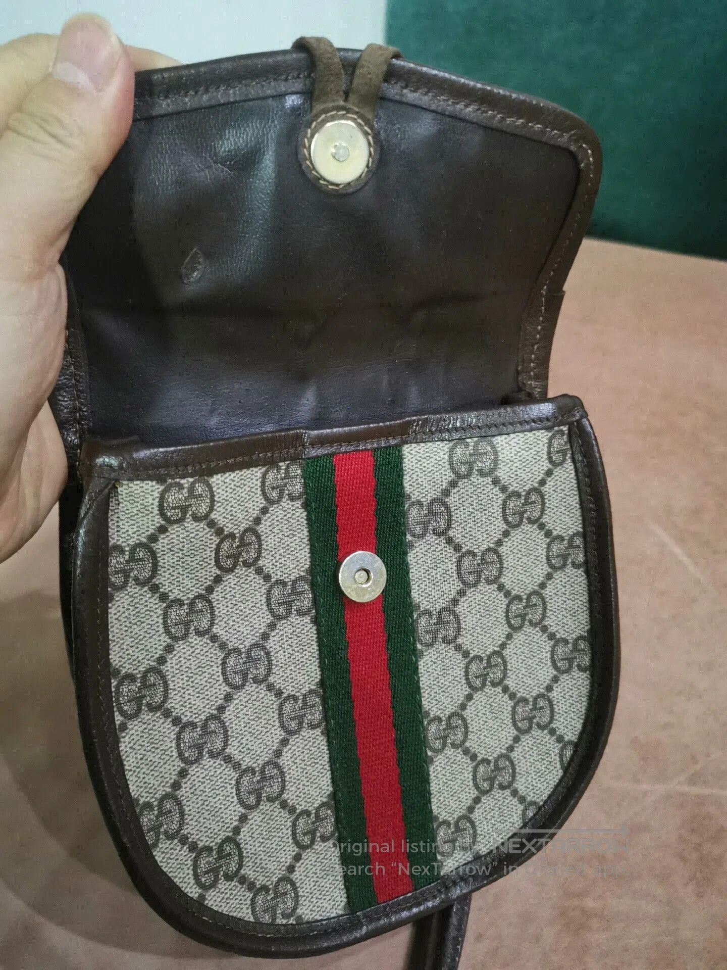 Gucci Vintage Gucci Mini Crossbody Phone Bag. Size ONE SIZE - 6 Thumbnail