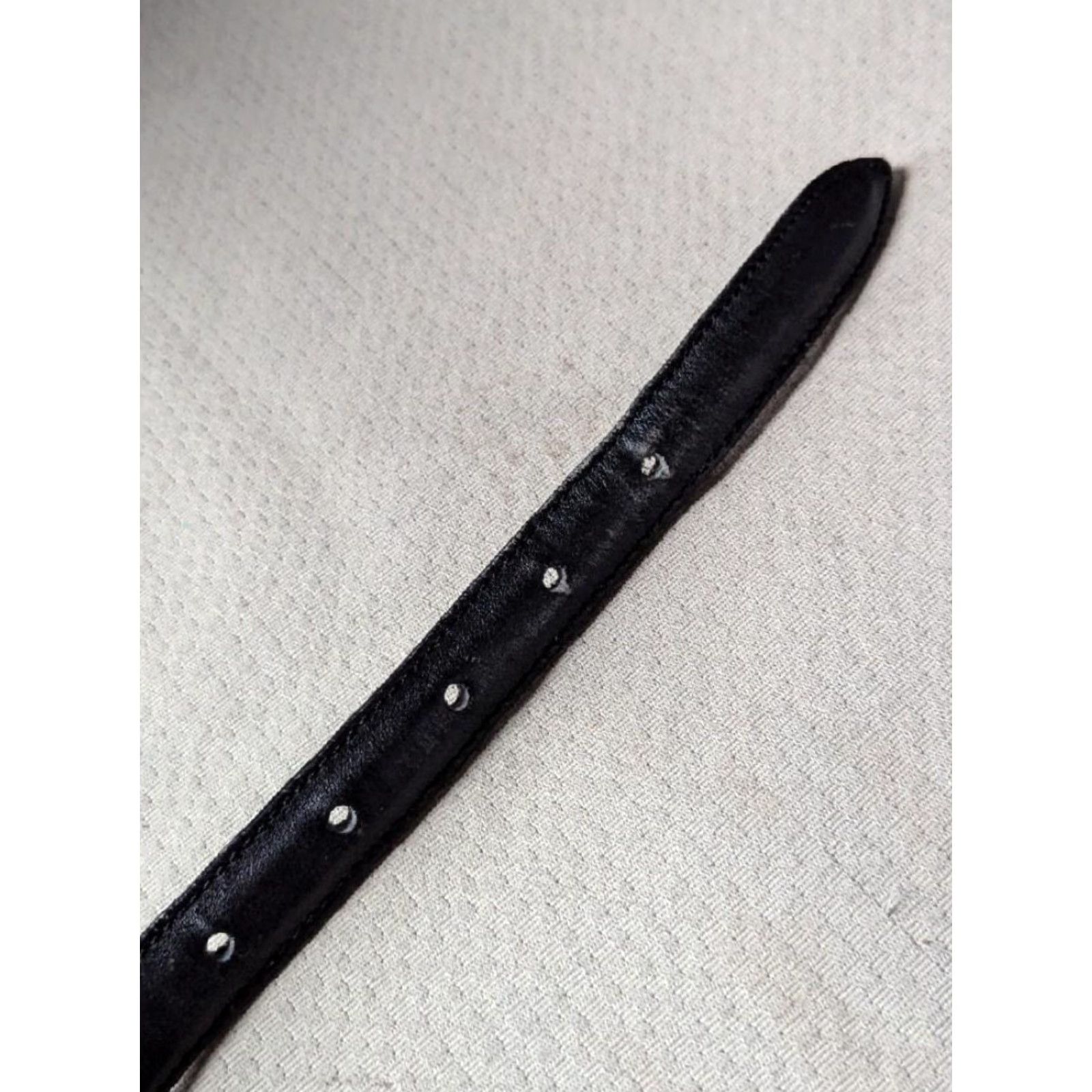 Tony Lama VINTAGE Tony Lama belt Unisex Adults Belt BLACK 1-1/4 wide leather WESTERN 28 inch buckle studs USA made 26-28 Size 28 - 3 Thumbnail