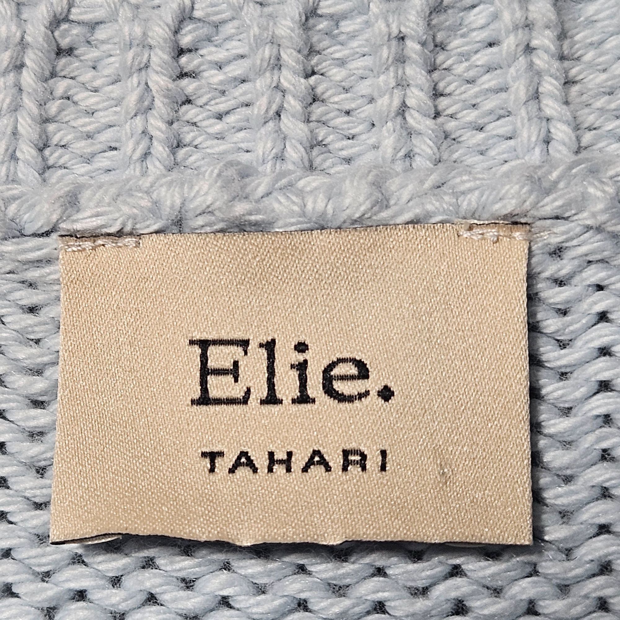 Elie Tahari Elie Tahari Women’s Cardigan M Light Blue Knit Button Sweate Size M / US 6-8 / IT 42-44 - 3 Thumbnail