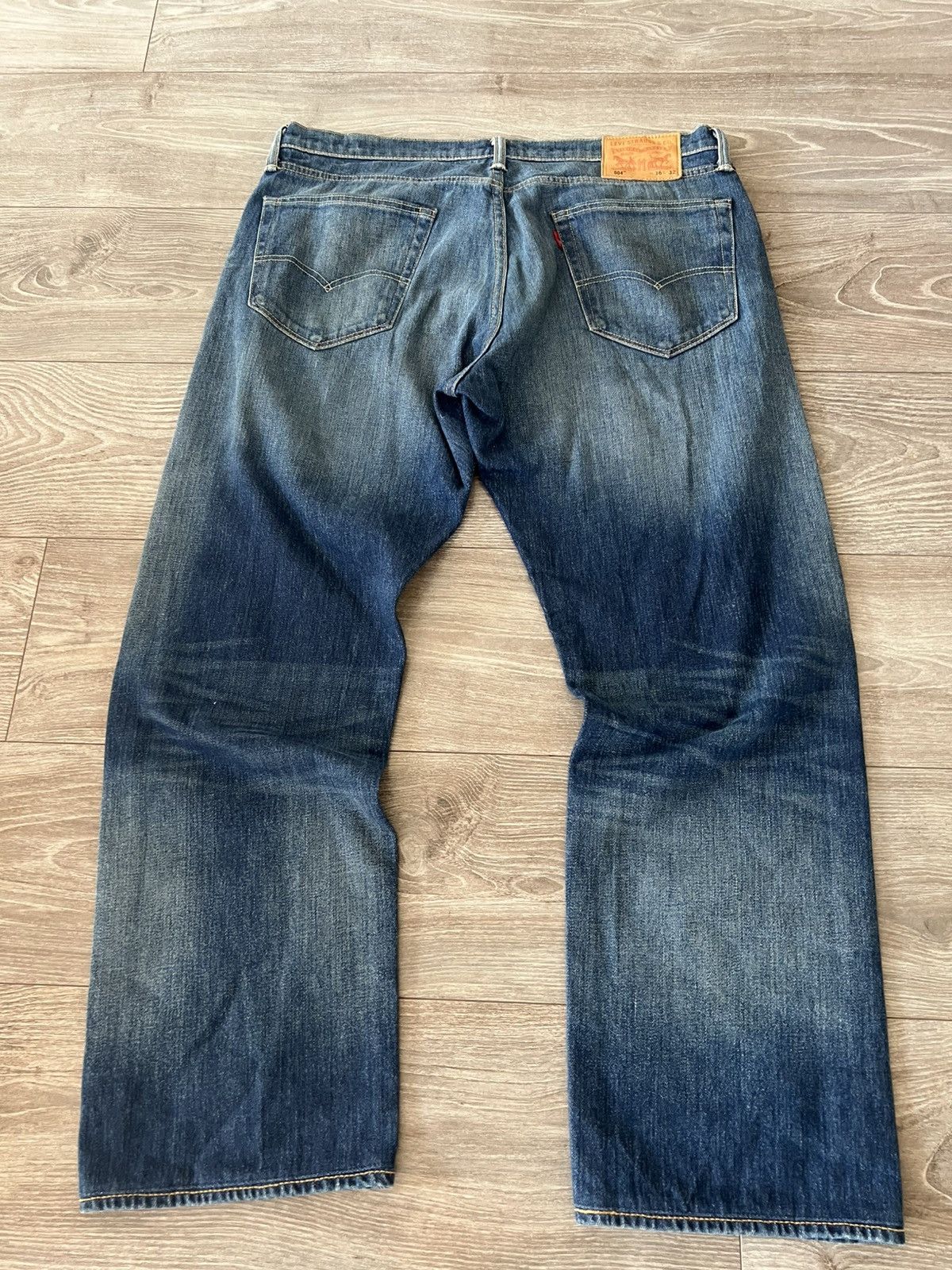 Levi's × Levi's Vintage Clothing ‼️Vintage Levis 504 White Oak Cone Denim Pants‼️ Size US 36 / EU 52 - 3 Thumbnail