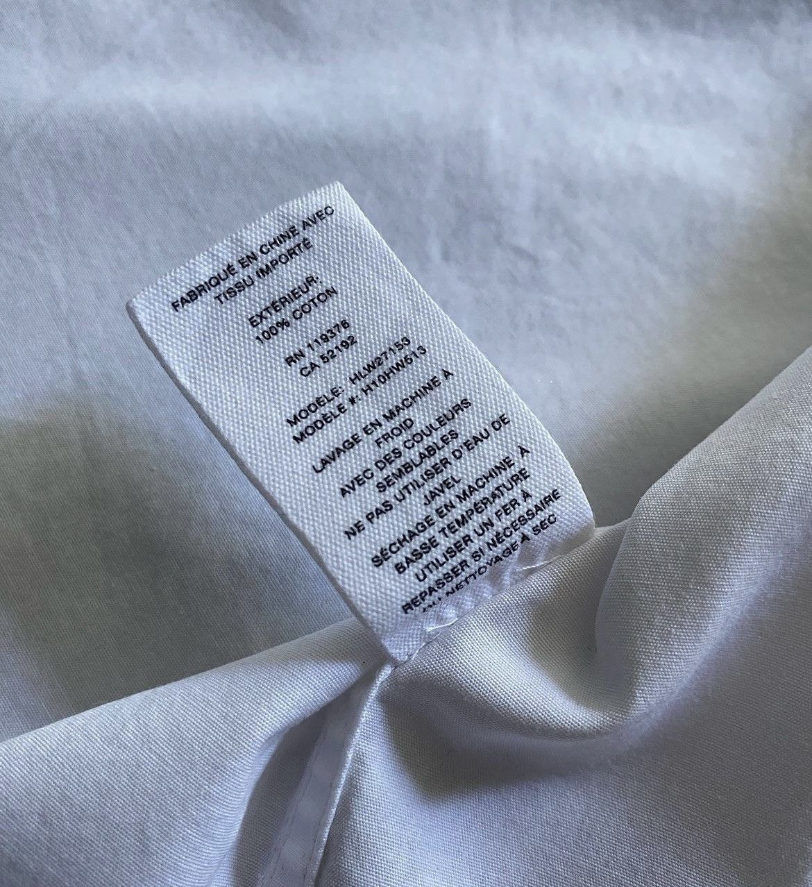 Helmut Lang HELMUT LANG SAFETY PIN POPLIN CROPPED SHIRT Size US S / EU 44-46 / 1 - 11 Thumbnail