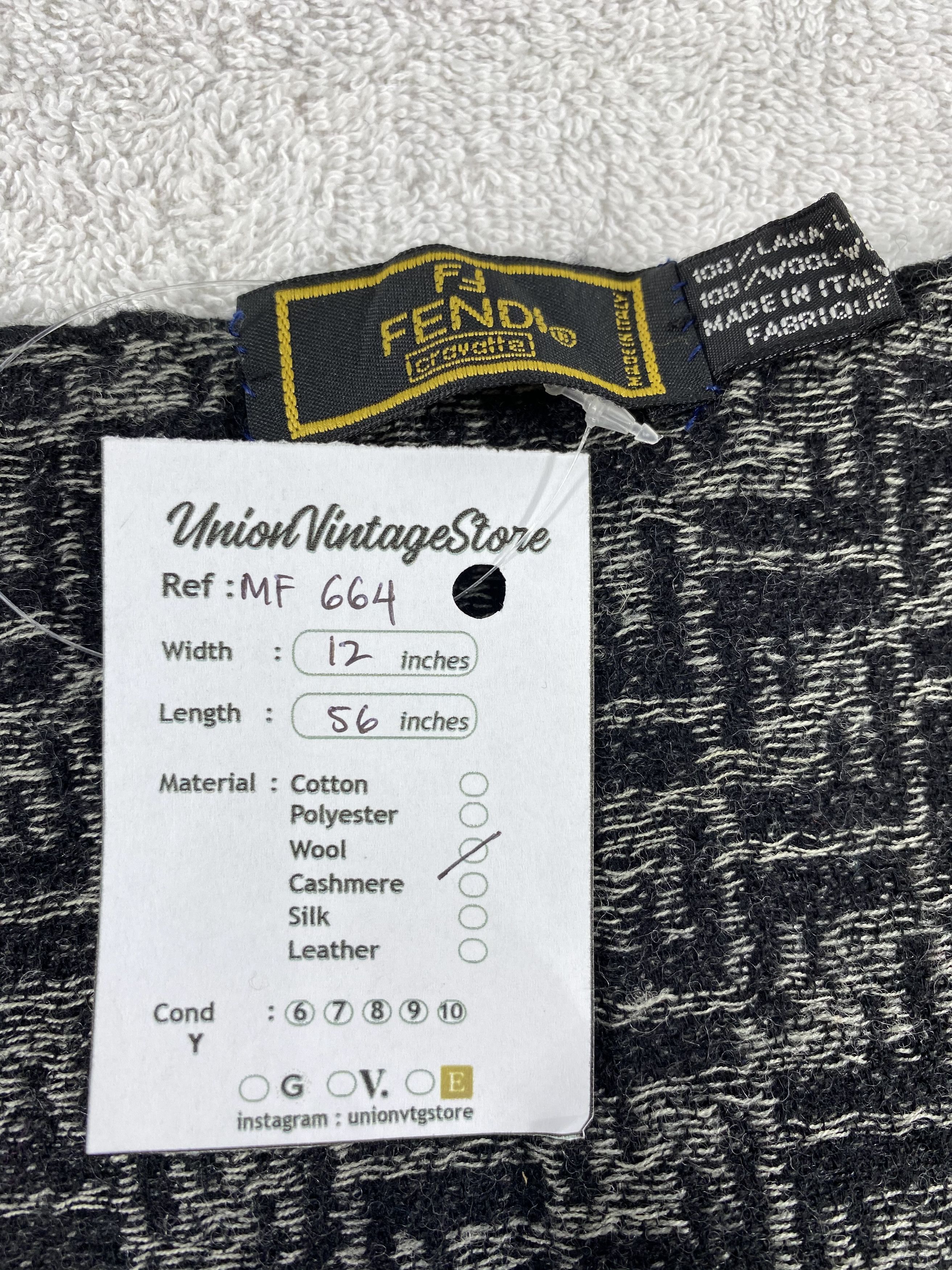 Fendi Vintage Fendi Scarf/Muffler/Neckwear MF664 Size ONE SIZE - 4 Thumbnail