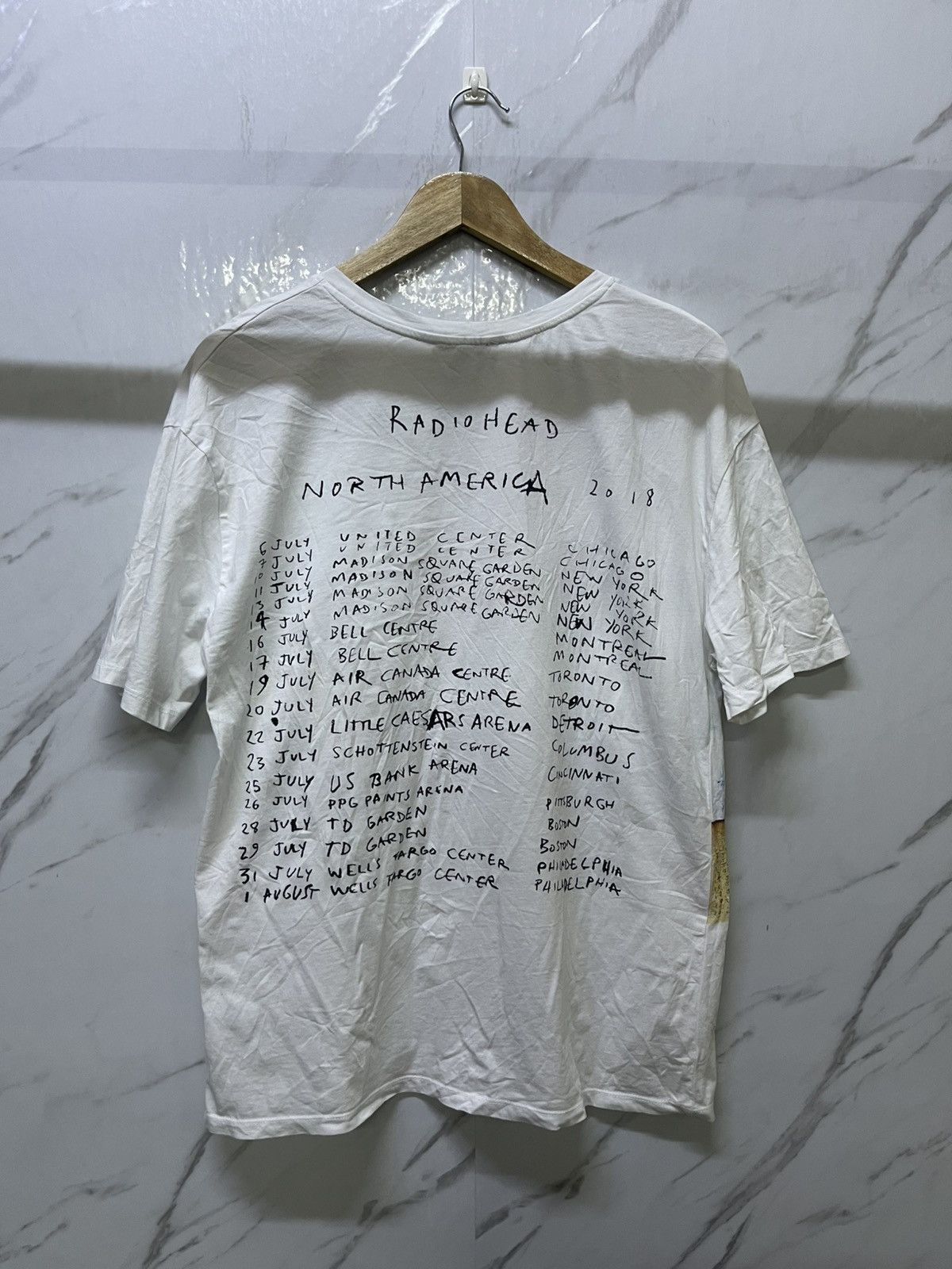 Band Tees Band Tees x Zara Radiohead North America T-shirt Size US M / EU 48-50 / 2 - 4 Thumbnail