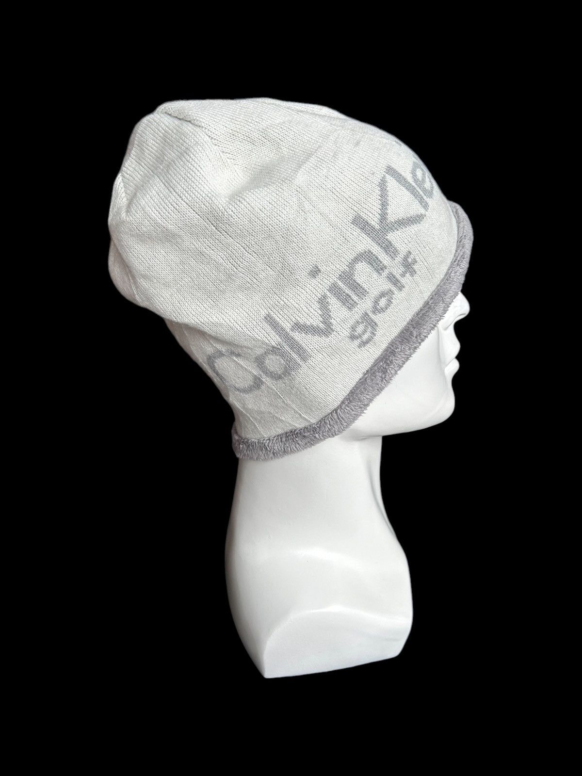 Calvin Klein × Calvin Klein 205W39NYC × Vintage Calvin Klein big Logo Beanie Hats ☠️☠️ Size ONE SIZE - 2 Thumbnail