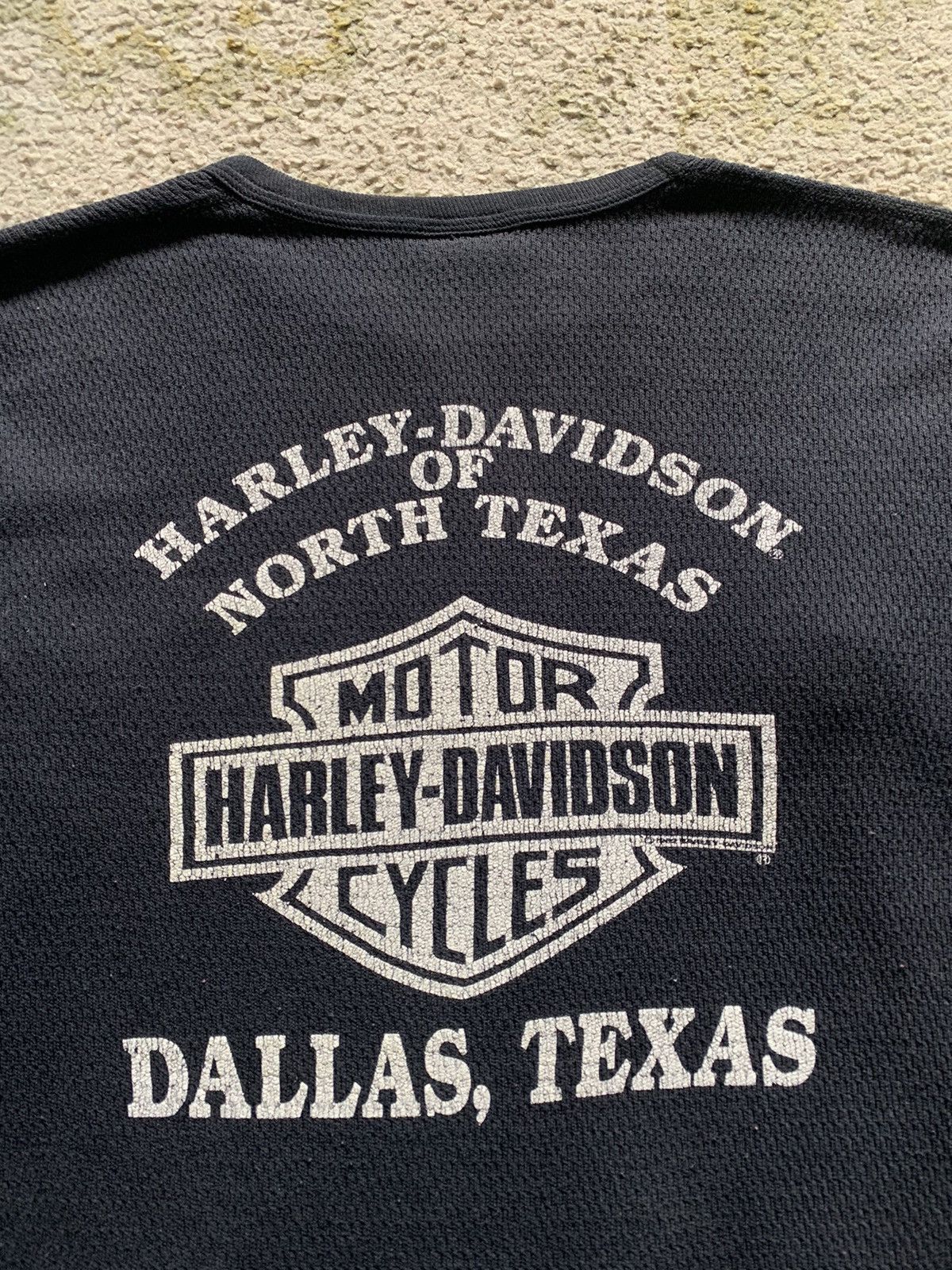 Harley Davidson × Vintage Vintage 1993 Harley Davidson Flames Thermal Longsleeve Size US L / EU 52-54 / 3 - 8 Thumbnail
