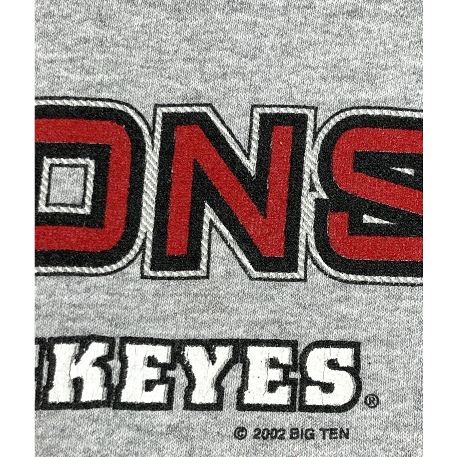 Lee VINTAGE Lee Ohio State Crewneck Sweatshirt 2XL Gray Men Sweatshirt Buckeyes Big Ten Champions 2002 NCAA 90s College Sports USA Football Shirt Size US XXL / EU 58 / 5 - 2 Thumbnail