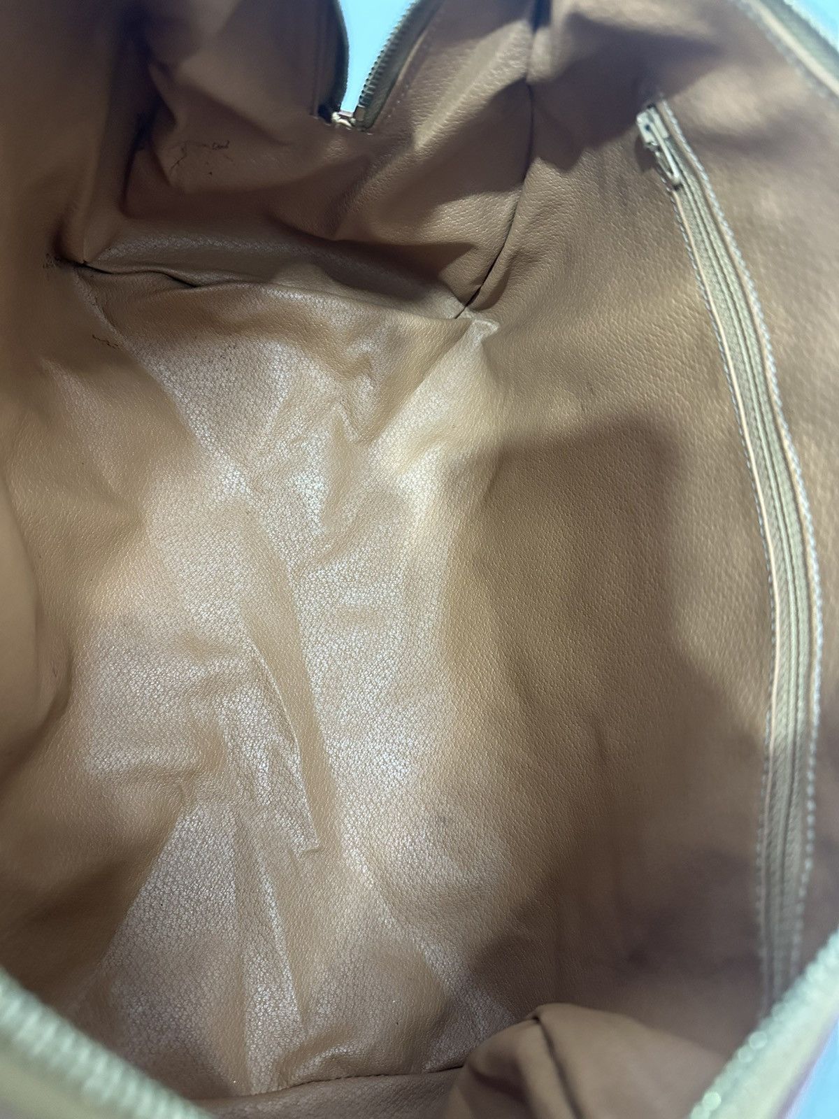 Celine × Vintage Céline Brown Macadam Coated Canvas Boston Bag Size ONE SIZE - 10 Thumbnail