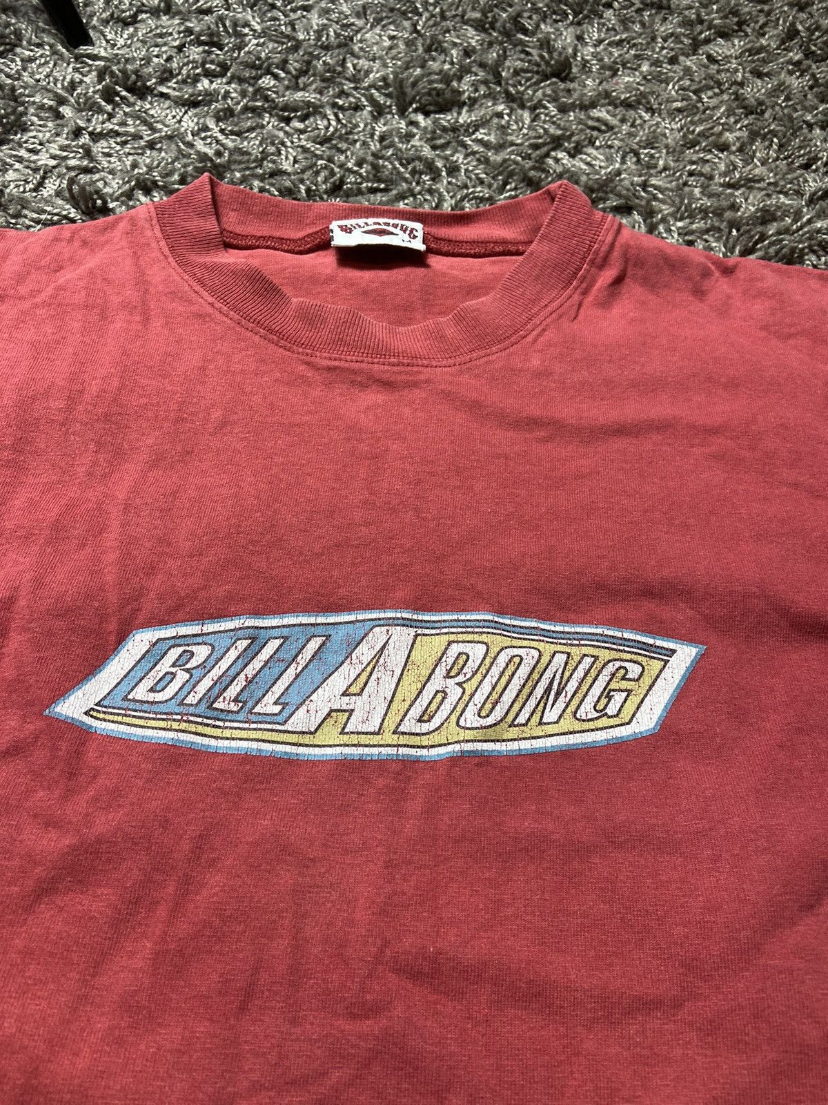 Billabong × Vintage VNTG 90s BILLABONG PRINTED SLEEVES COTTON SHIRT SURFERS Size US M / EU 48-50 / 2 - 4 Thumbnail