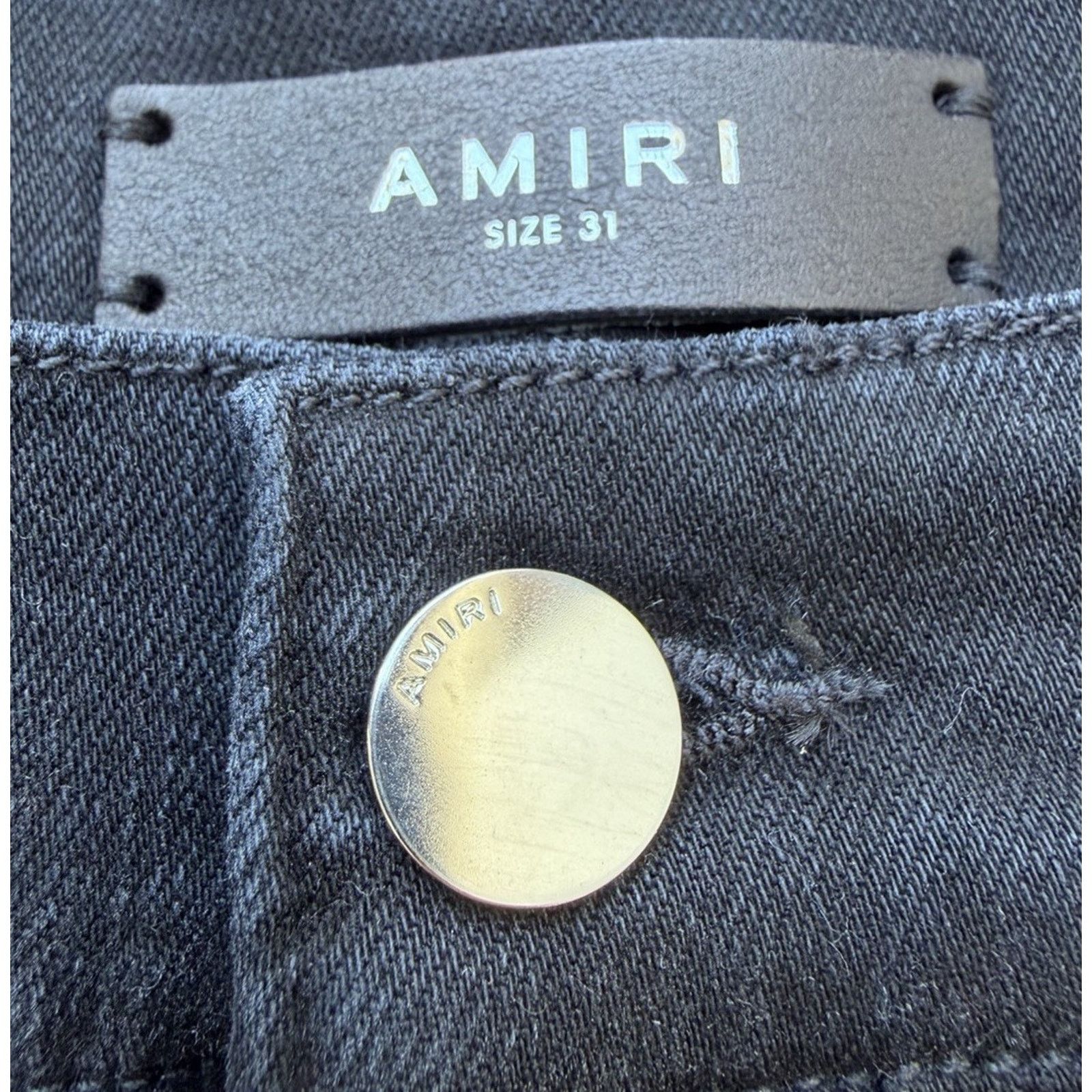 Amiri Size 31 - Amiri Aged Black MA Drip Jeans NEW/RETAIL $1,290 Size US 31 - 6 Thumbnail