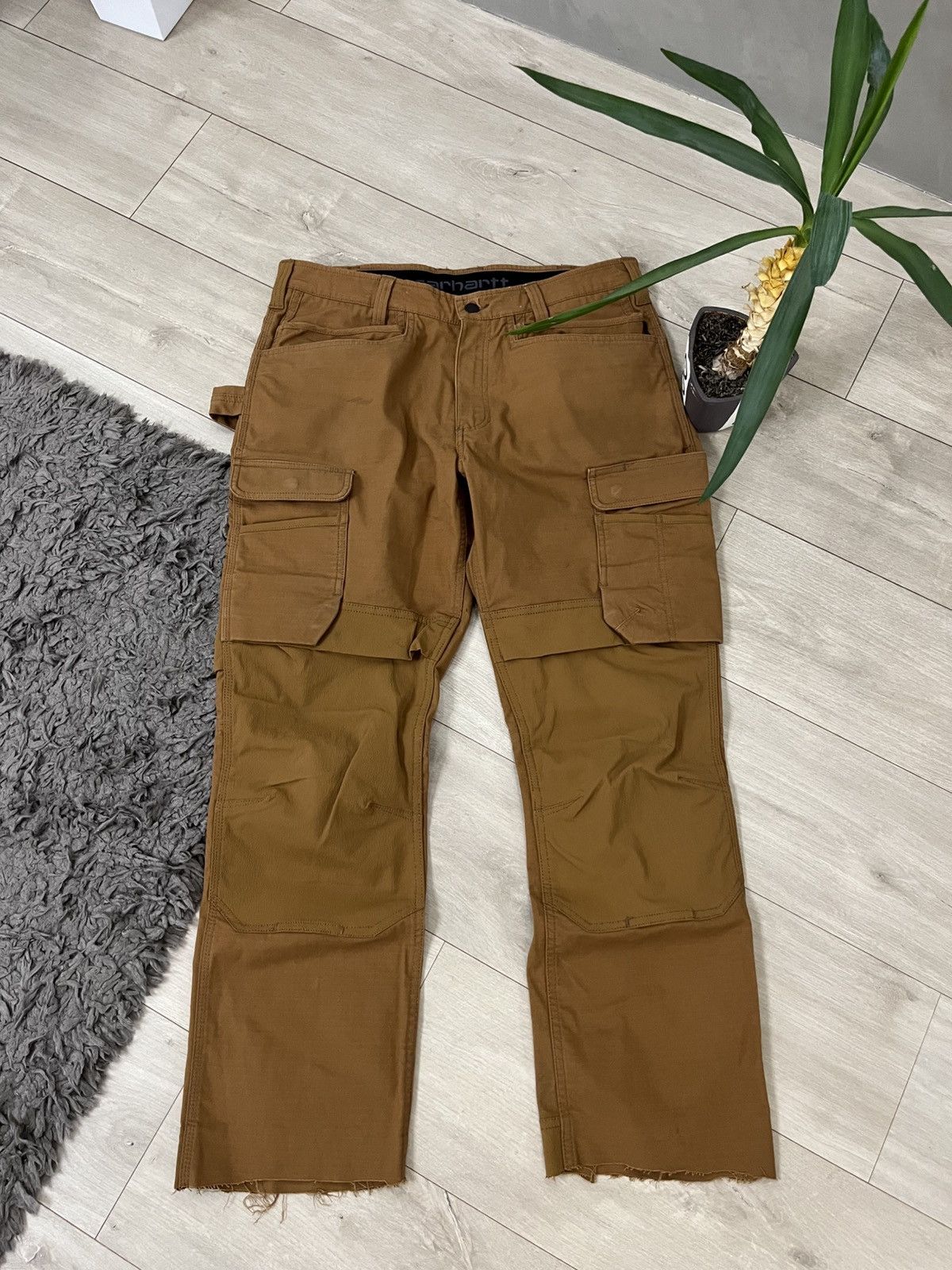Carhartt 🔥90’s Carhartt Double Knee Cargo Y2k Carpenters Work Pants Size US 34 / EU 50 - 10 Thumbnail