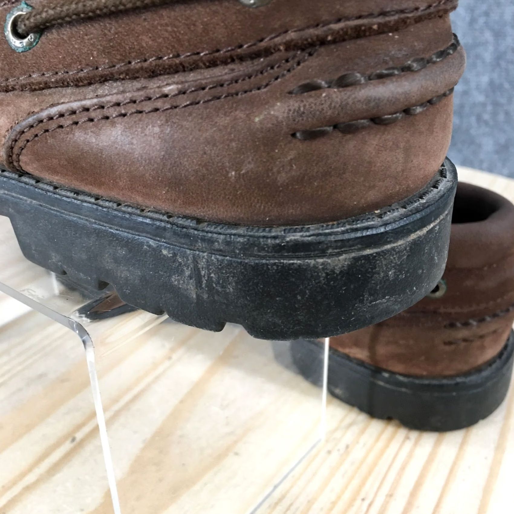 Cherokee Cherokee Shoes Mens 11 Moccasin Brown Lace Up Casual Comfort Round Toe Low Top Size US L / EU 52-54 / 3 - 5 Thumbnail