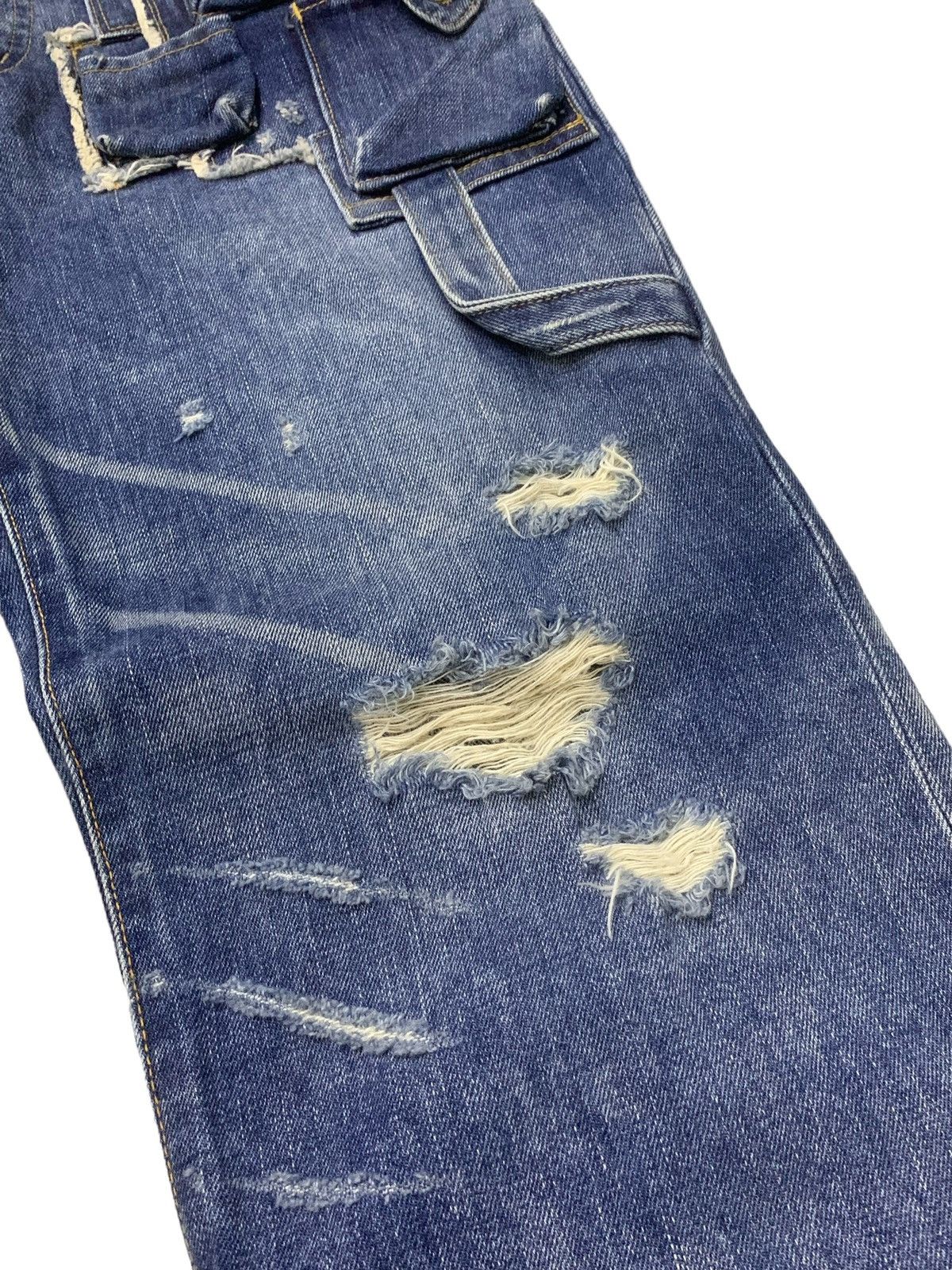 Issey Miyake Sunaokuwahara Issey Miyake MultiPocket Deconstructed Jeans Size US 30 / EU 46 - 8 Thumbnail
