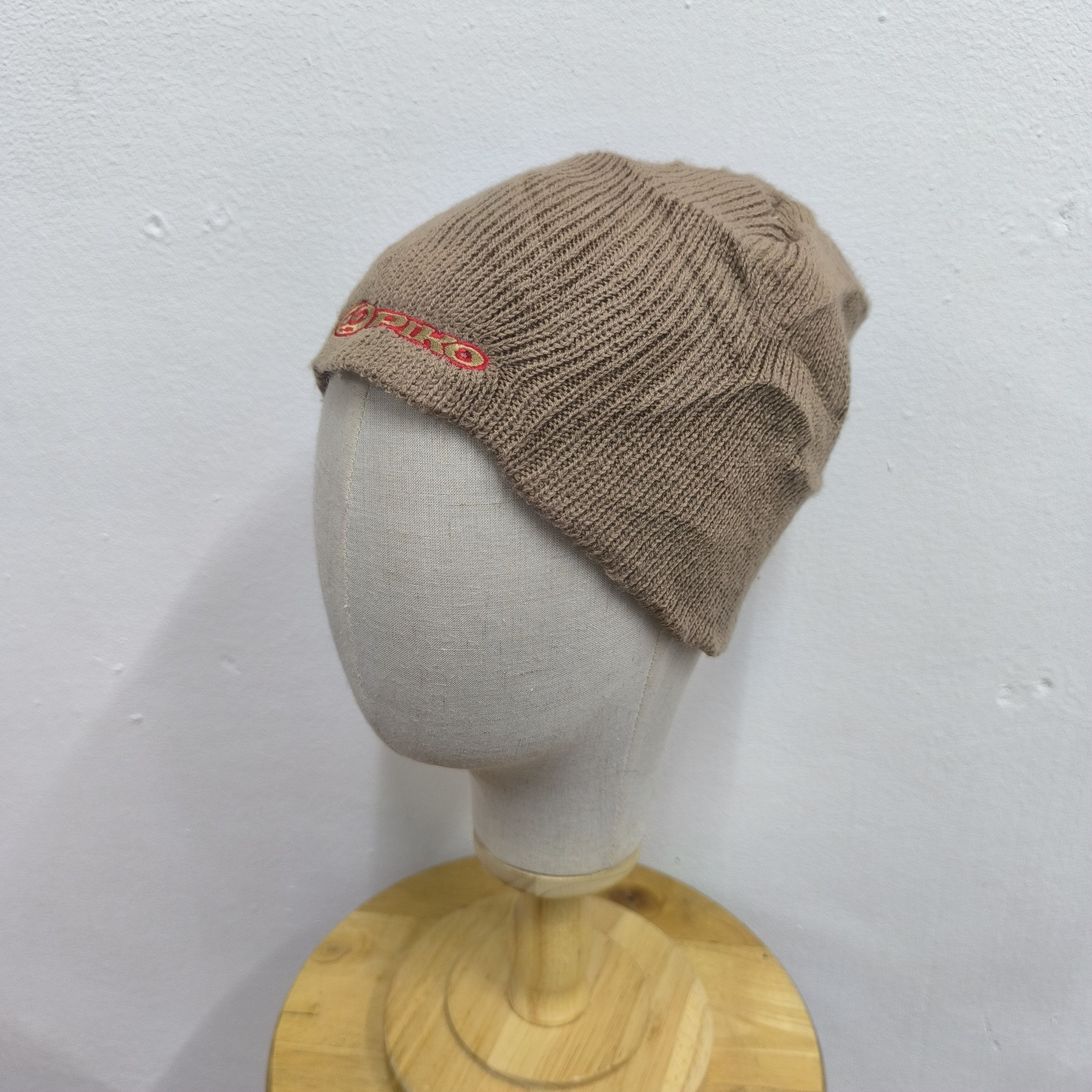 Mickey Mouse 🌊 Vintage piko spellout pull on beanie hat Size ONE SIZE - 2 Thumbnail