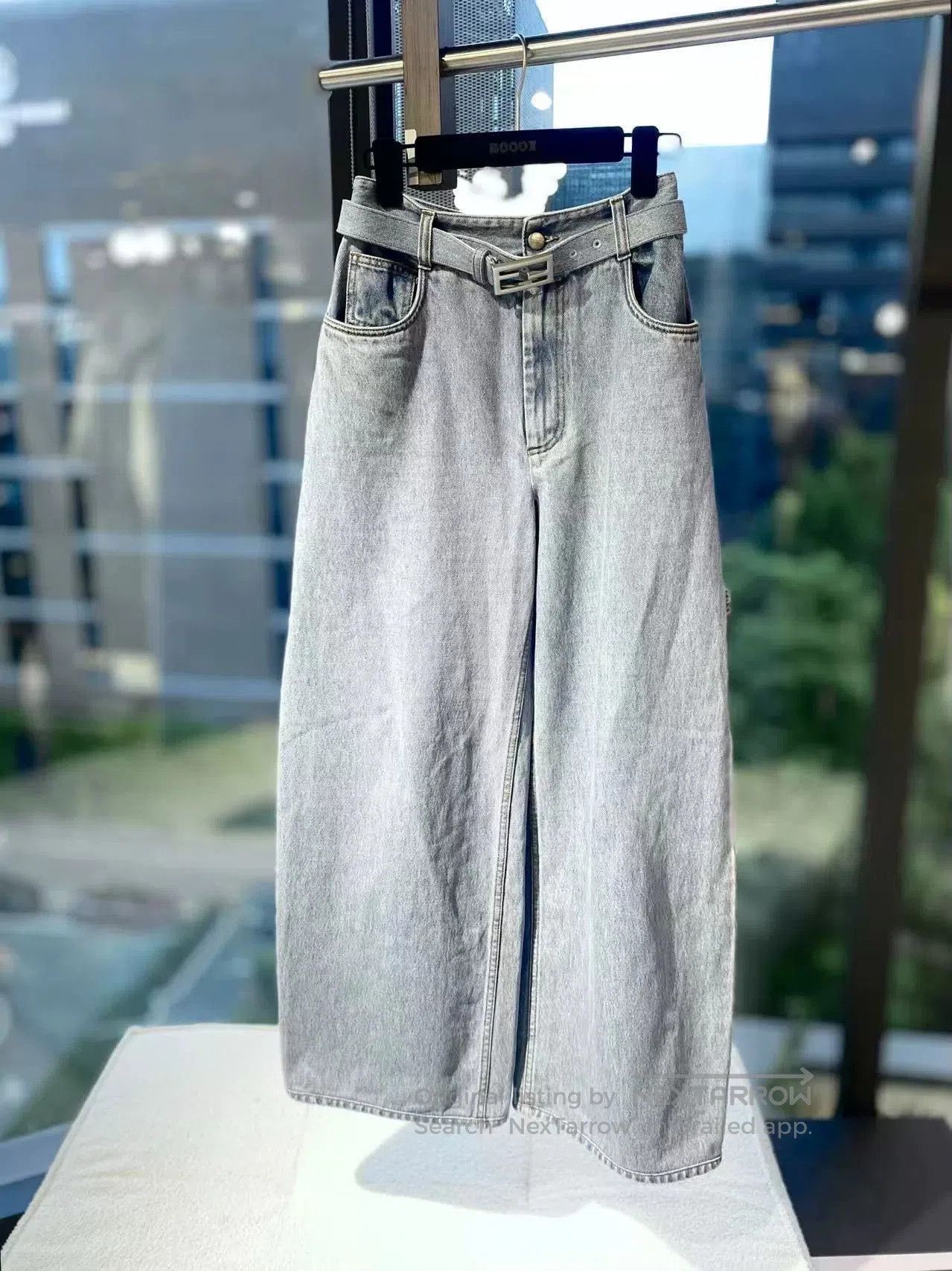 Fendi Fendi 23SS High-Waist Wide Denim Jeans. Size US 38 / EU 54 - 2 Thumbnail