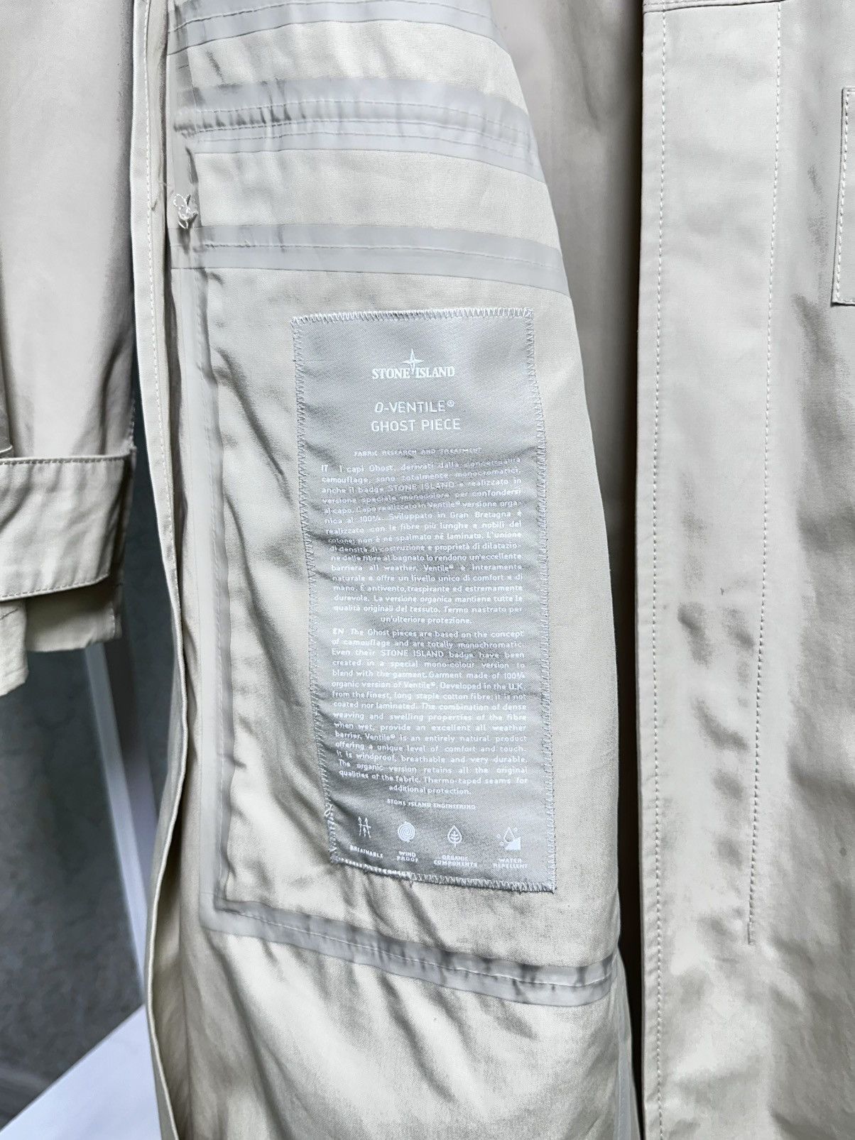 Designer × Stone Island Stone island ghost piece VENTILE ss80 Size US L / EU 52-54 / 3 - 8 Thumbnail
