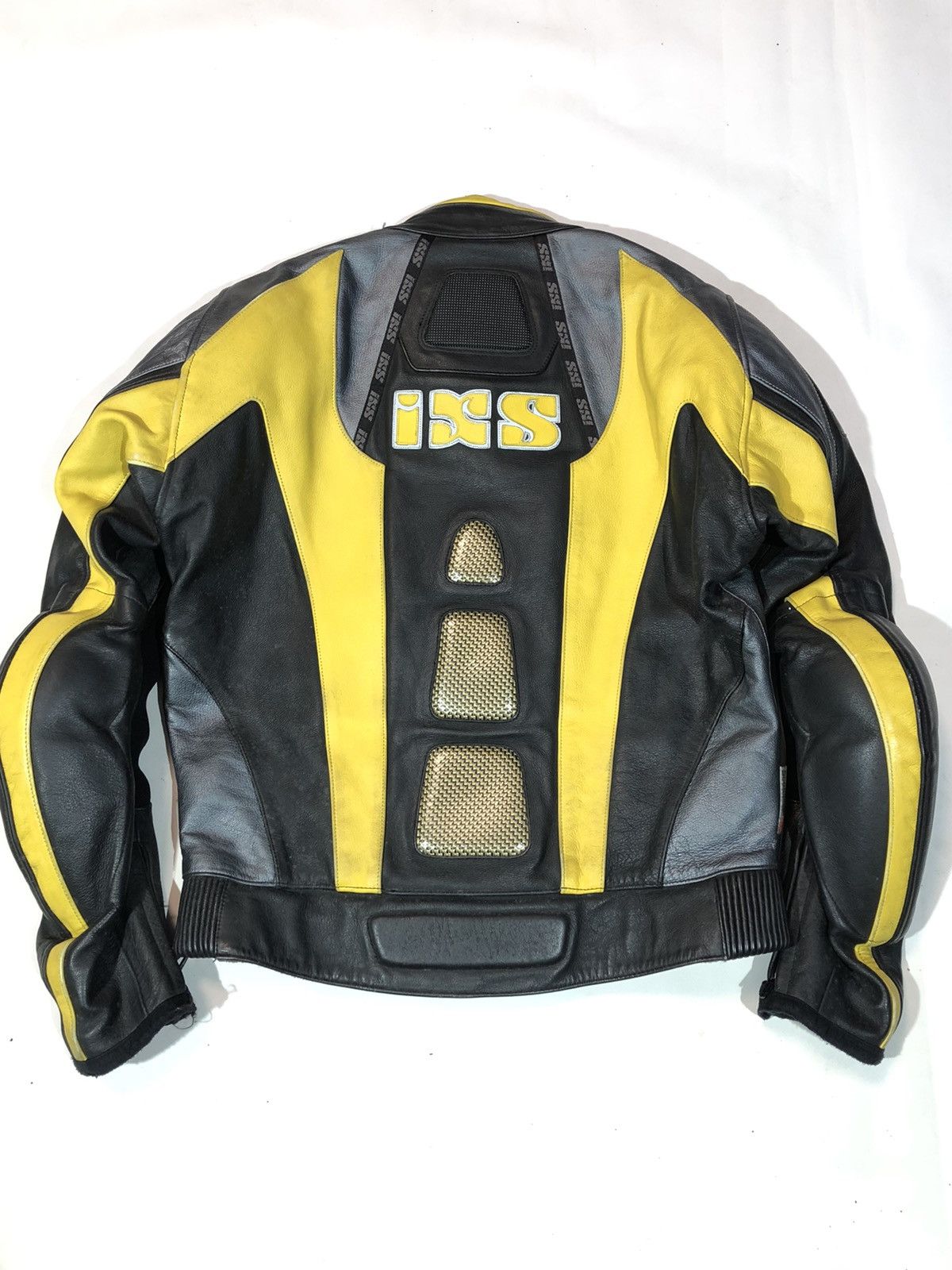 Dainese × Honda × Yamaha IXS Motorcycle leather jacket Racing vintage Size US M / EU 48-50 / 2 - 15 Thumbnail